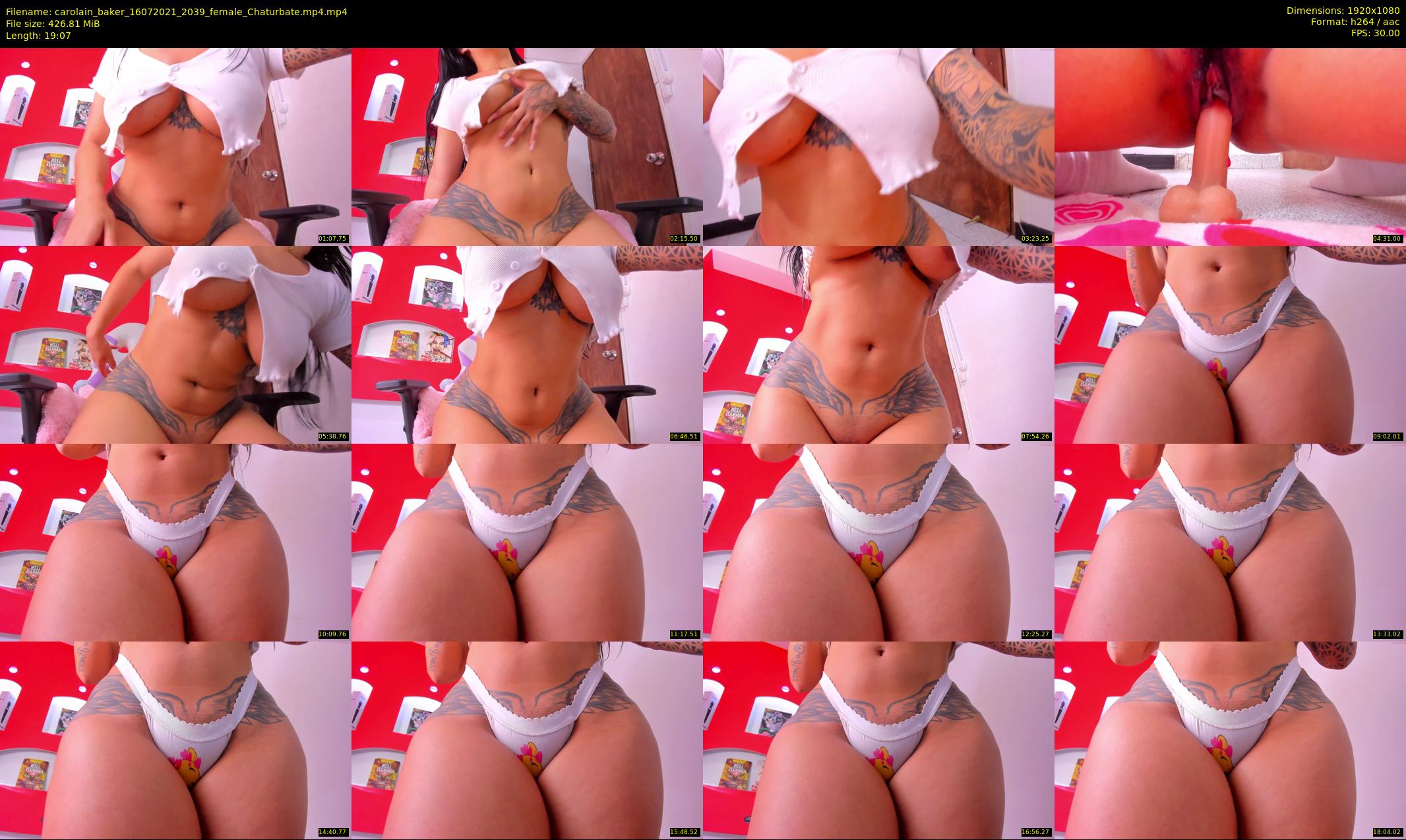 carolain_baker — 20 minute Chaturbate female cam show recording, 1080p, Jul 16, 2021