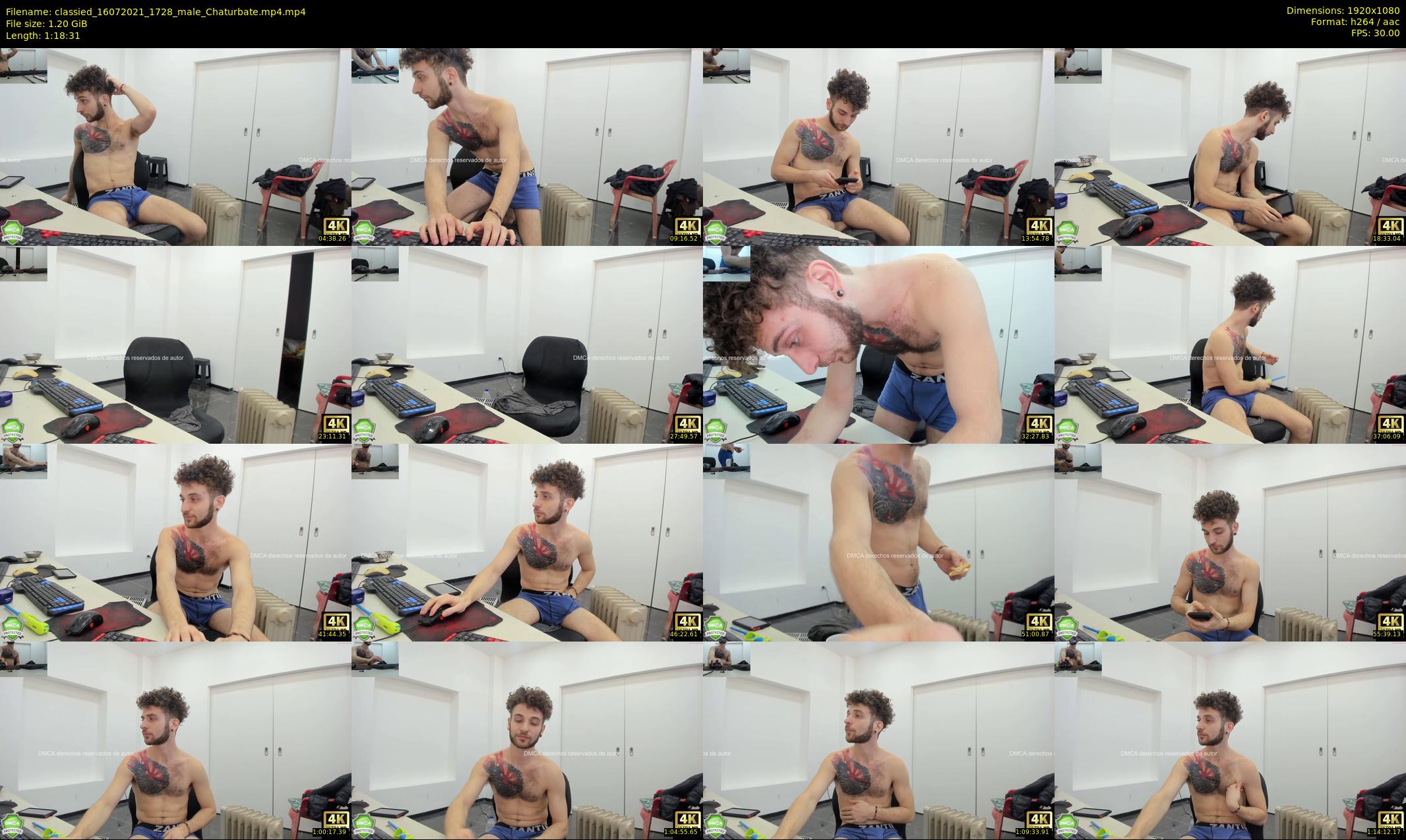 classied — 79 minute Chaturbate male cam show recording, 1080p, Jul 16, 2021