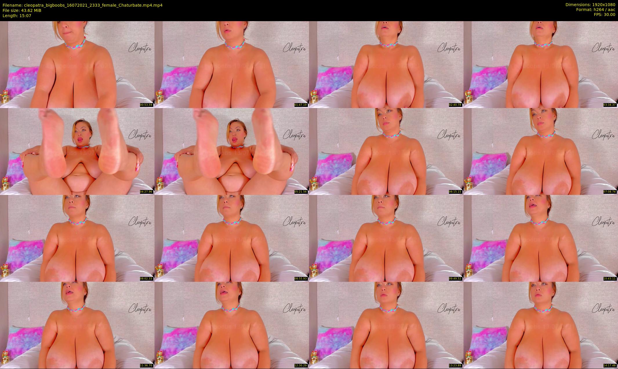 cleopatra_bigboobs — 16 minute Chaturbate female cam show recording, 1080p, Jul 16, 2021