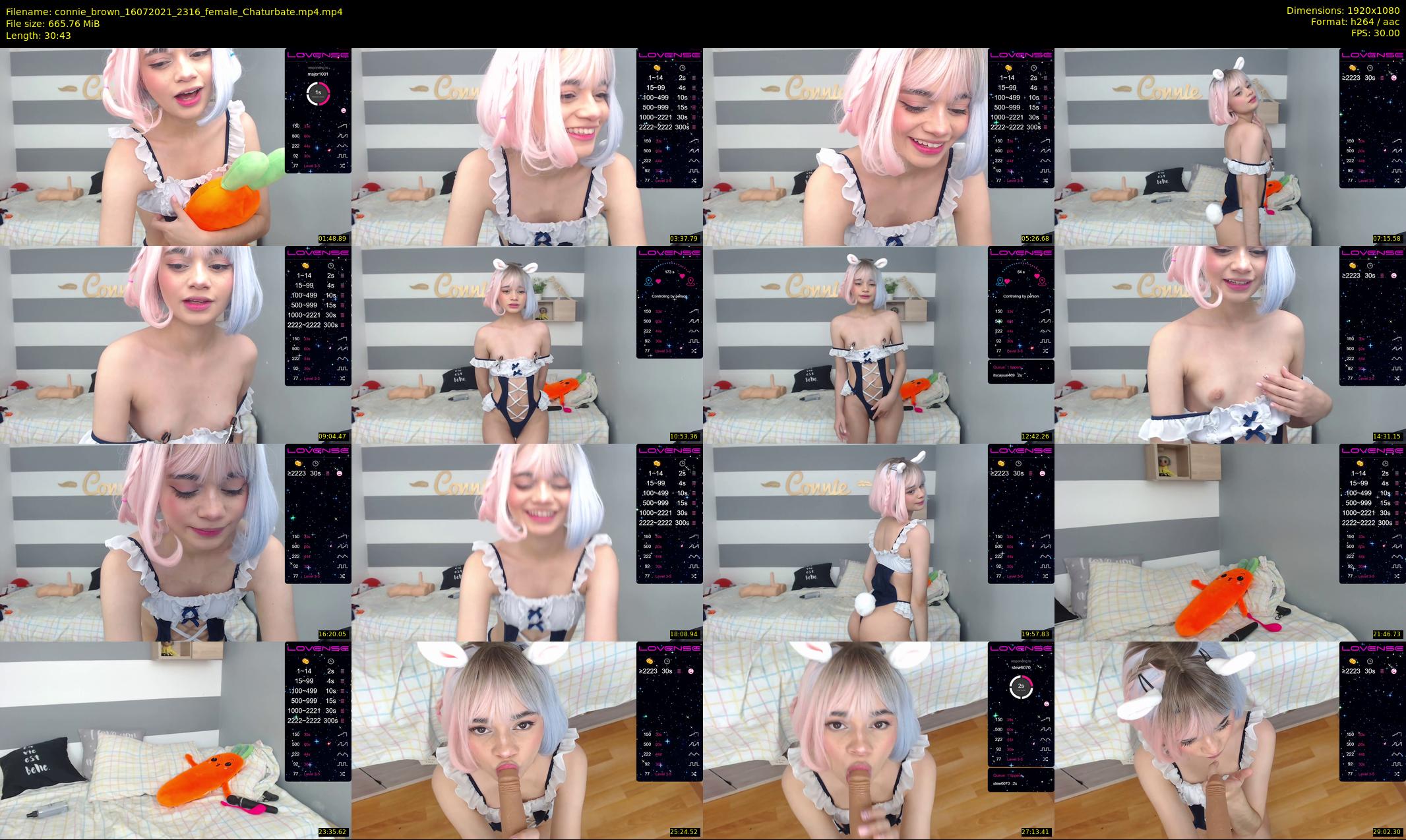 connie_brown — 31 minute Chaturbate female cam show recording, 1080p, Jul 16, 2021