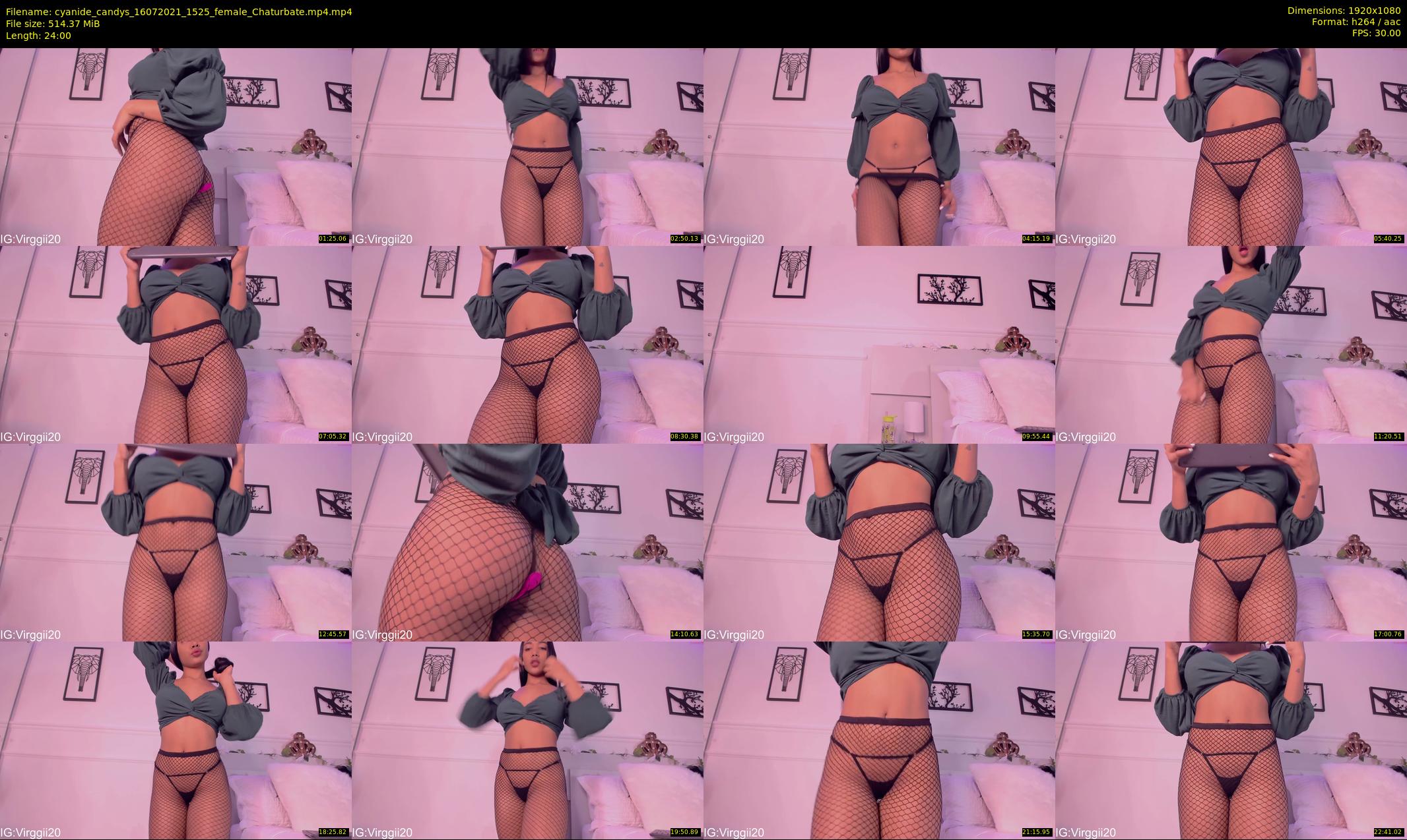 cyanide_candys — 24 minute Chaturbate female cam show recording, 1080p, Jul 16, 2021