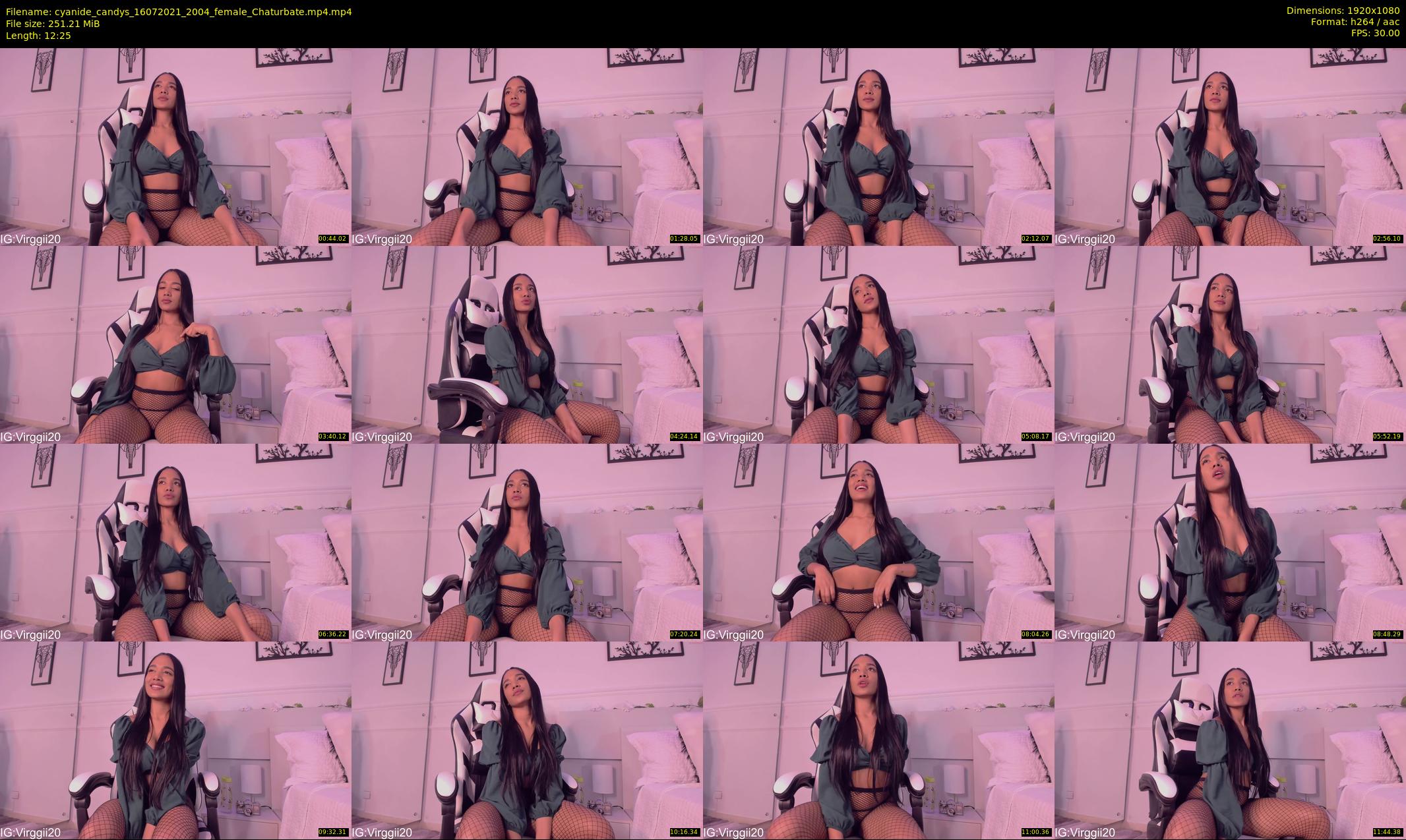 cyanide_candys — 13 minute Chaturbate female cam show recording, 1080p, Jul 16, 2021