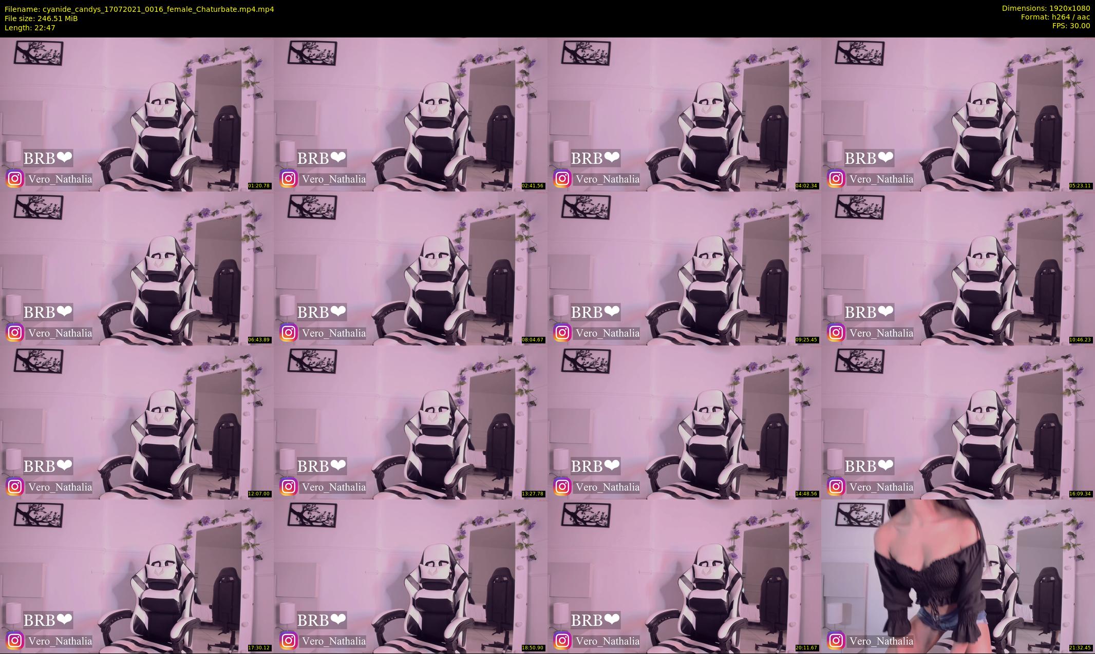 cyanide_candys — 23 minute Chaturbate female cam show recording, 1080p, Jul 17, 2021