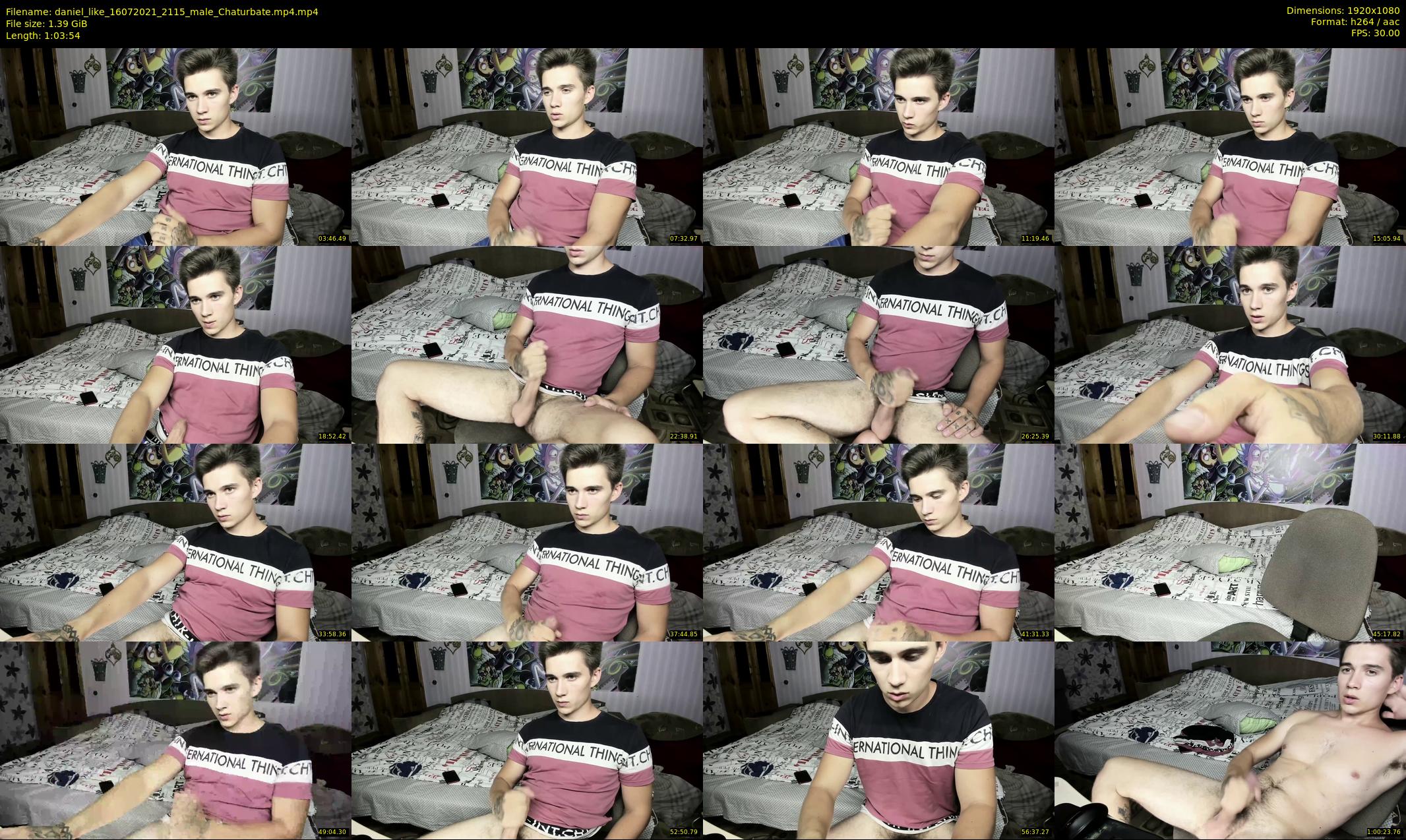 daniel_like — 64 minute Chaturbate male cam show recording, 1080p, Jul 16, 2021