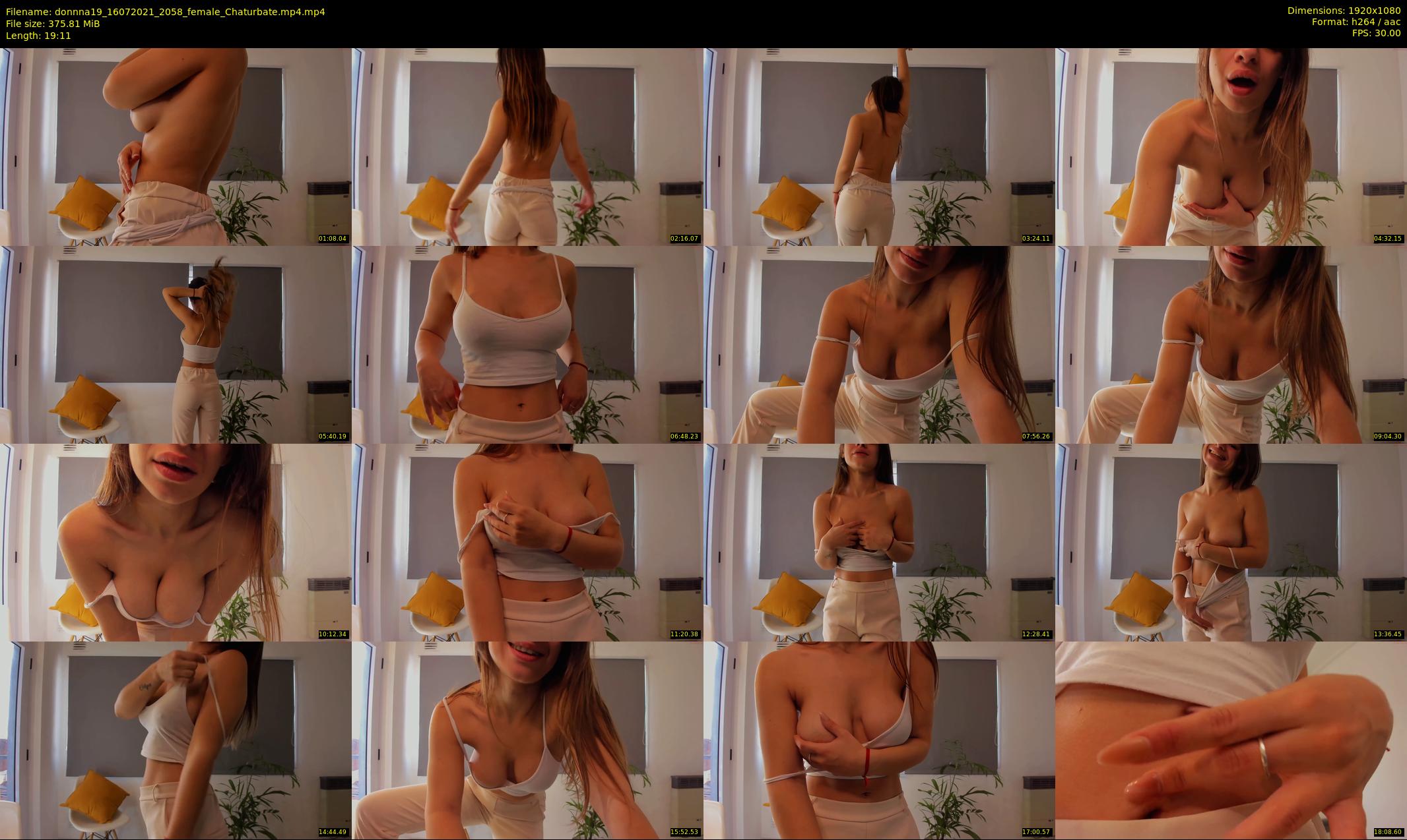 donnna19 — 20 minute Chaturbate female cam show recording, 1080p, Jul 16, 2021