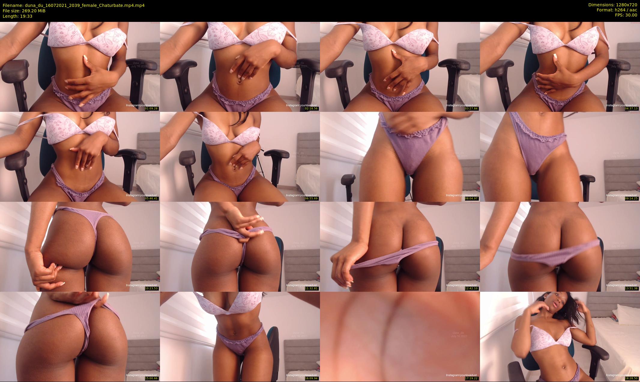 duna_du — 20 minute Chaturbate female cam show recording, 720p, Jul 16, 2021