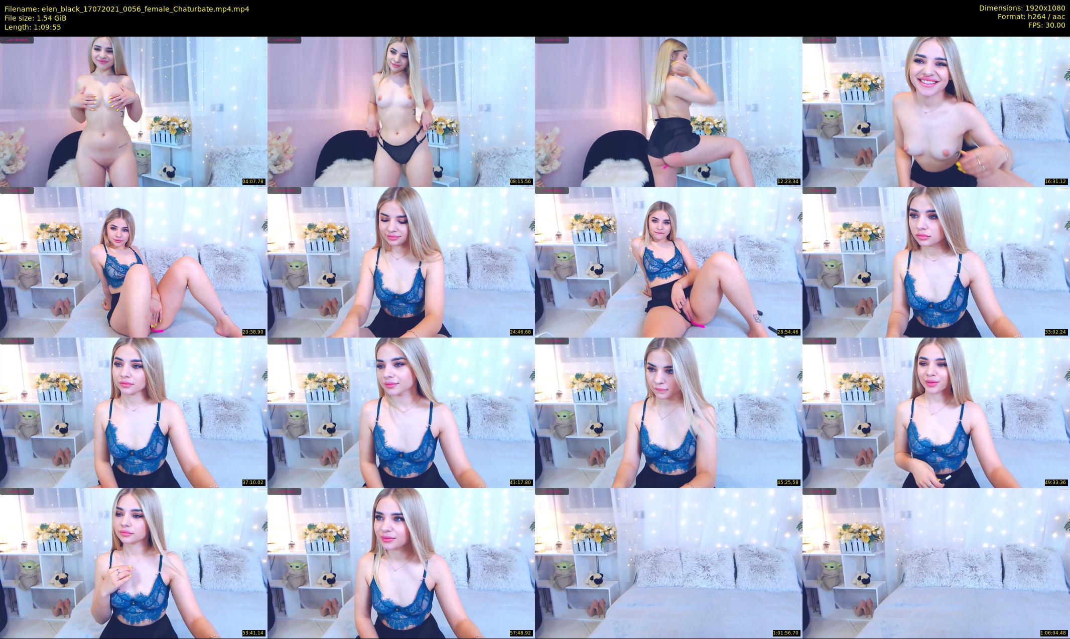 elen_black — 70 minute Chaturbate female cam show recording, 1080p, Jul 17, 2021