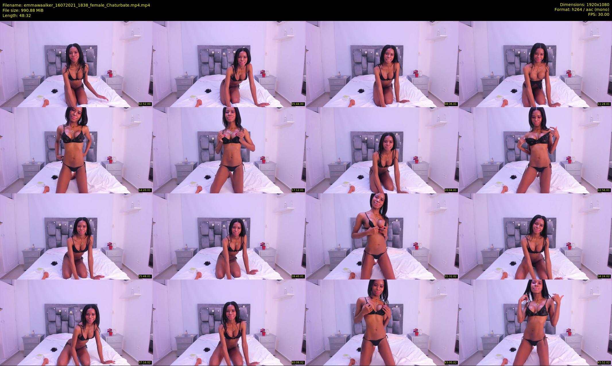 emmawaalker — 49 minute Chaturbate female cam show recording, 1080p, Jul 16, 2021