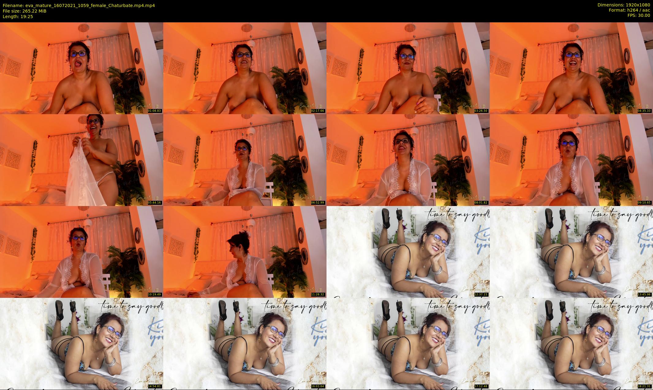 eva_mature — 20 minute Chaturbate female cam show recording, 1080p, Jul 16, 2021