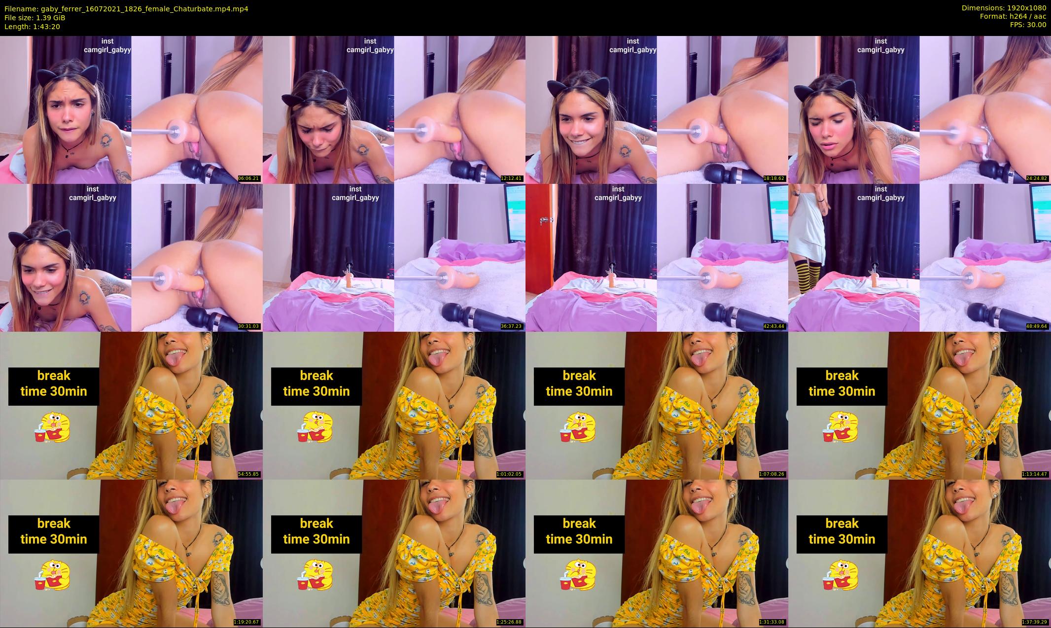 gaby_ferrer — 104 minute Chaturbate female cam show recording, 1080p, Jul 16, 2021