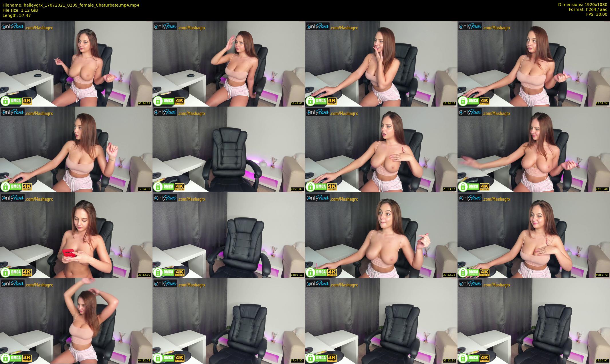 haileygrx — 58 minute Chaturbate female cam show recording, 1080p, Jul 17, 2021