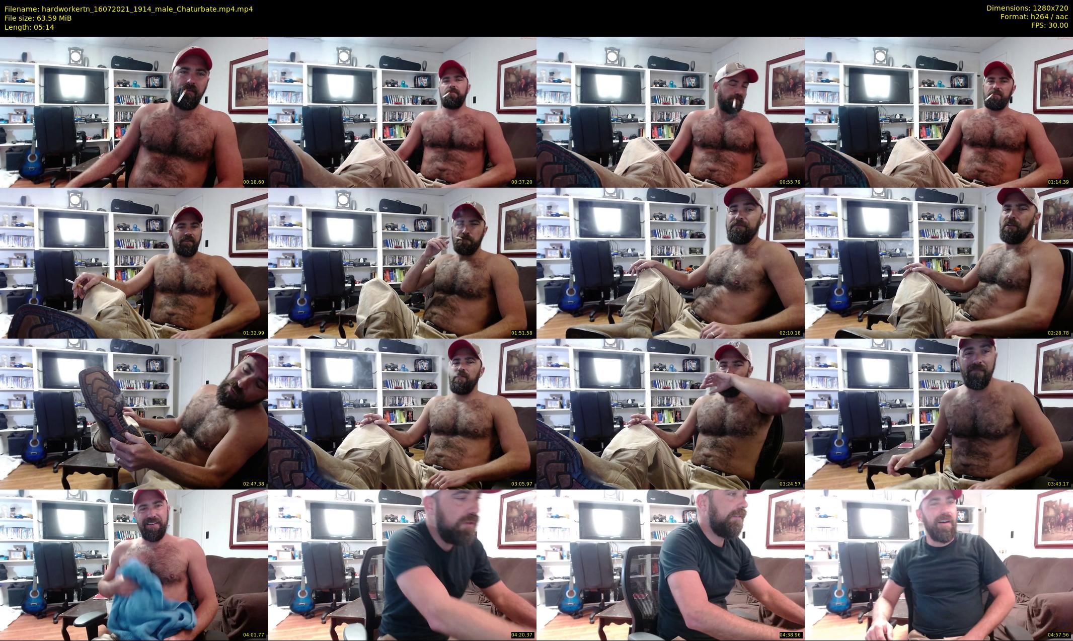 hardworkertn — 6 minute Chaturbate male cam show recording, 720p, Jul 16, 2021