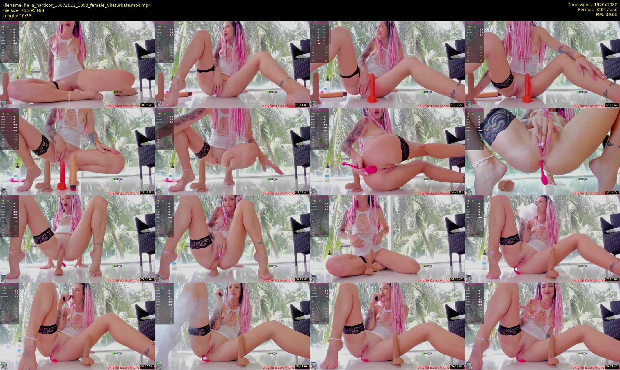 hella_hardcor — 11 minute Chaturbate female cam show recording, 1080p, Jul 16, 2021