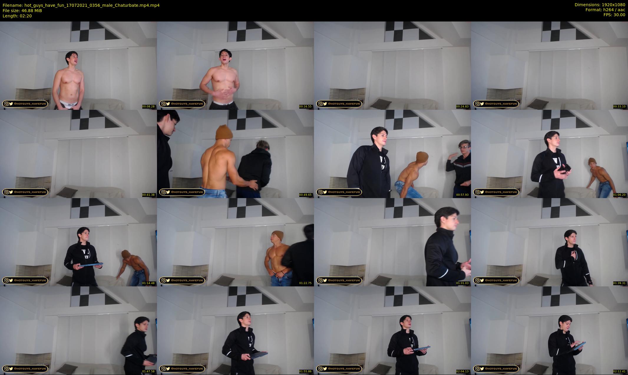 hot_guys_have_fun — 3 minute Chaturbate male cam show recording, 1080p, Jul 17, 2021