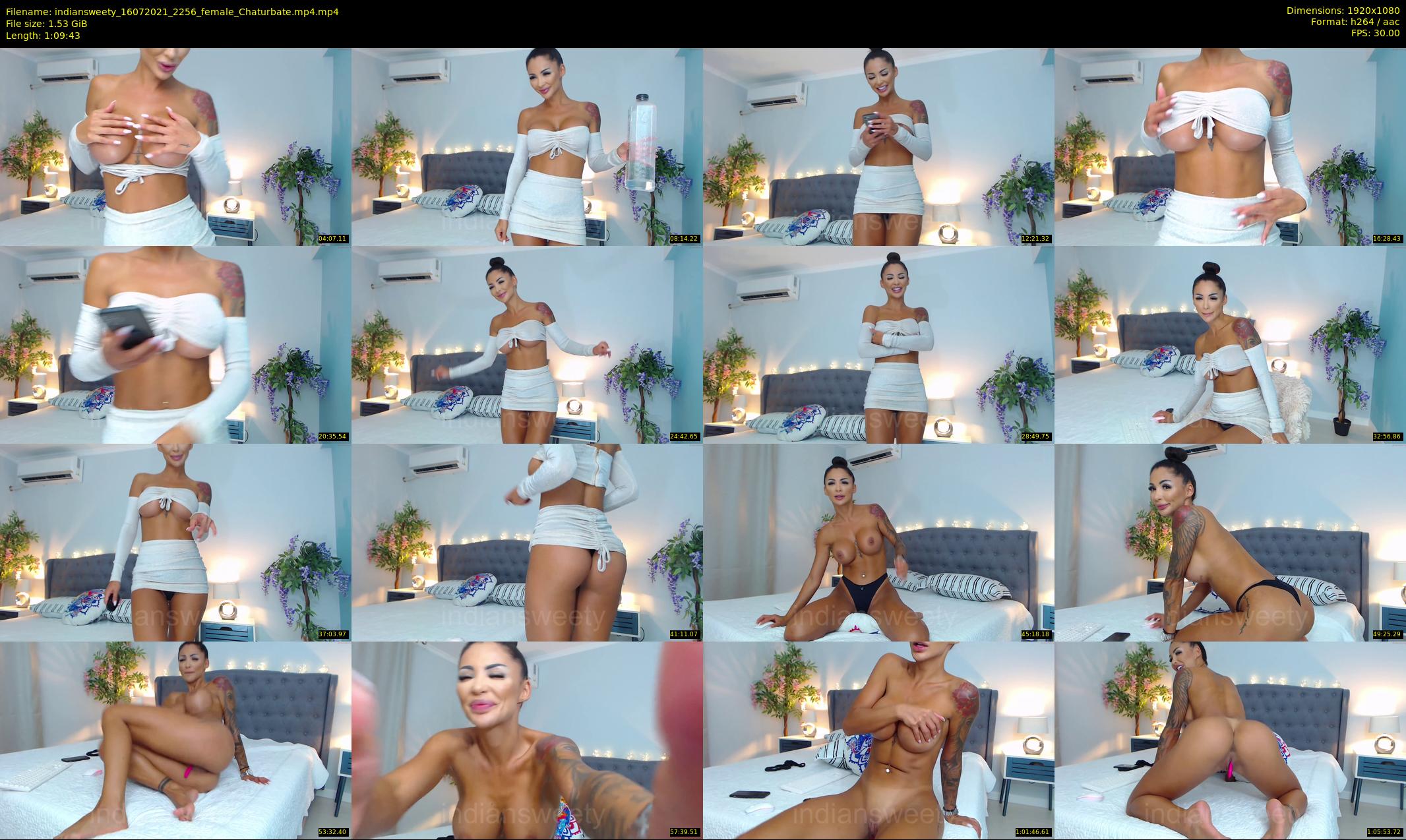 indiansweety — 70 minute Chaturbate female cam show recording, 1080p, Jul 16, 2021
