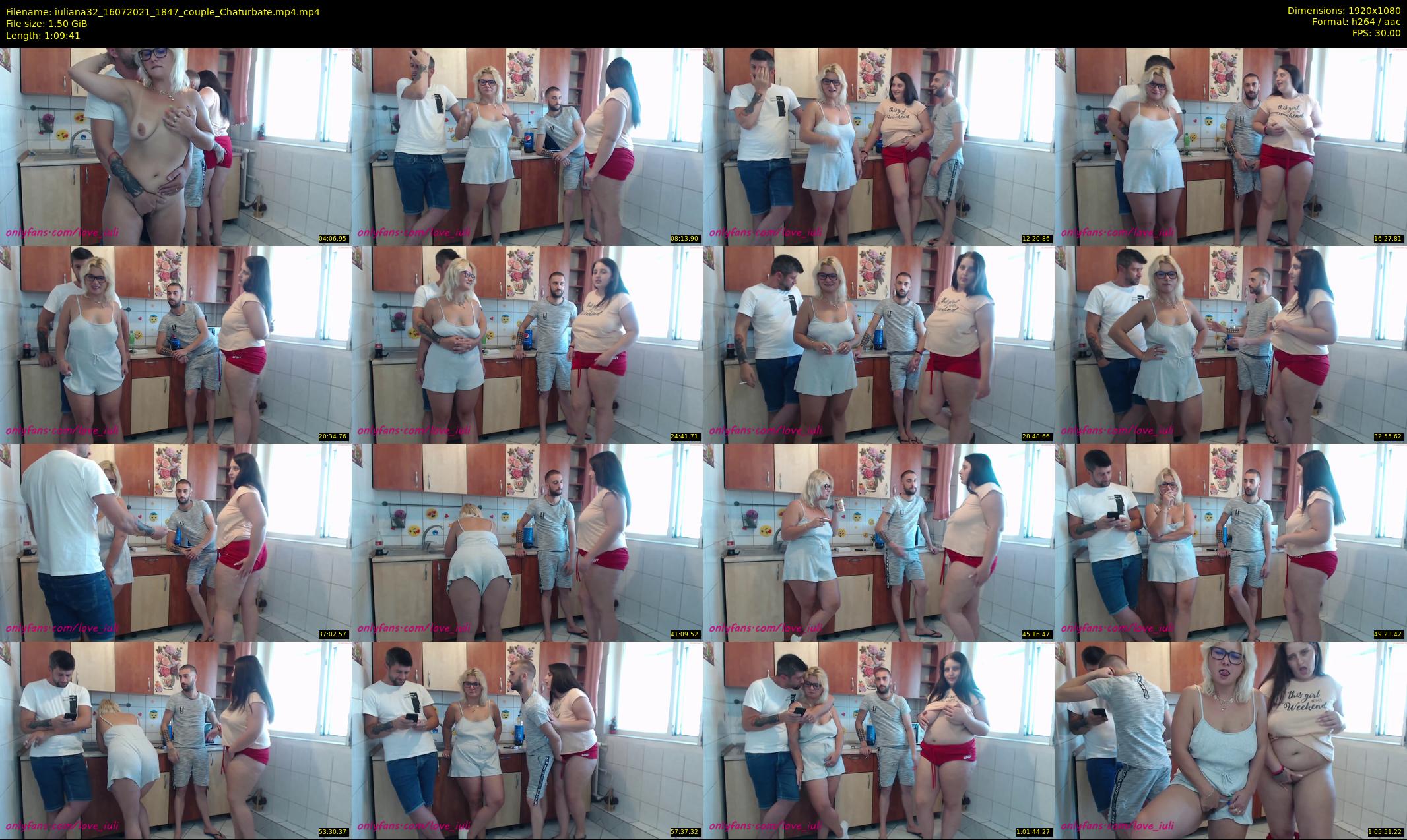 iuliana32 — 70 minute Chaturbate couple cam show recording, 1080p, Jul 16, 2021