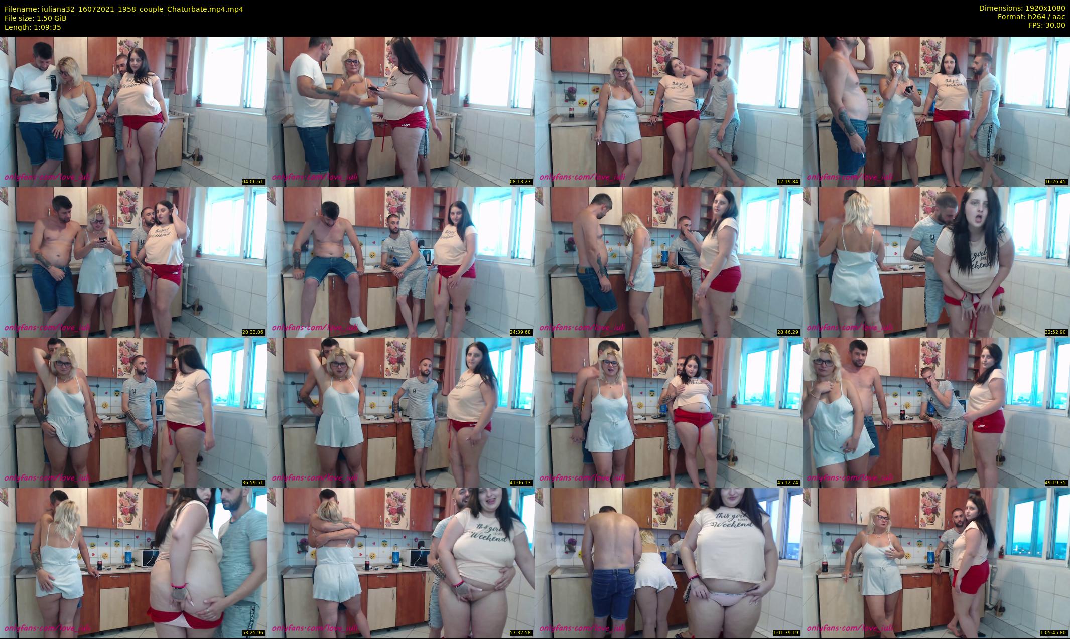 iuliana32 — 70 minute Chaturbate couple cam show recording, 1080p, Jul 16, 2021
