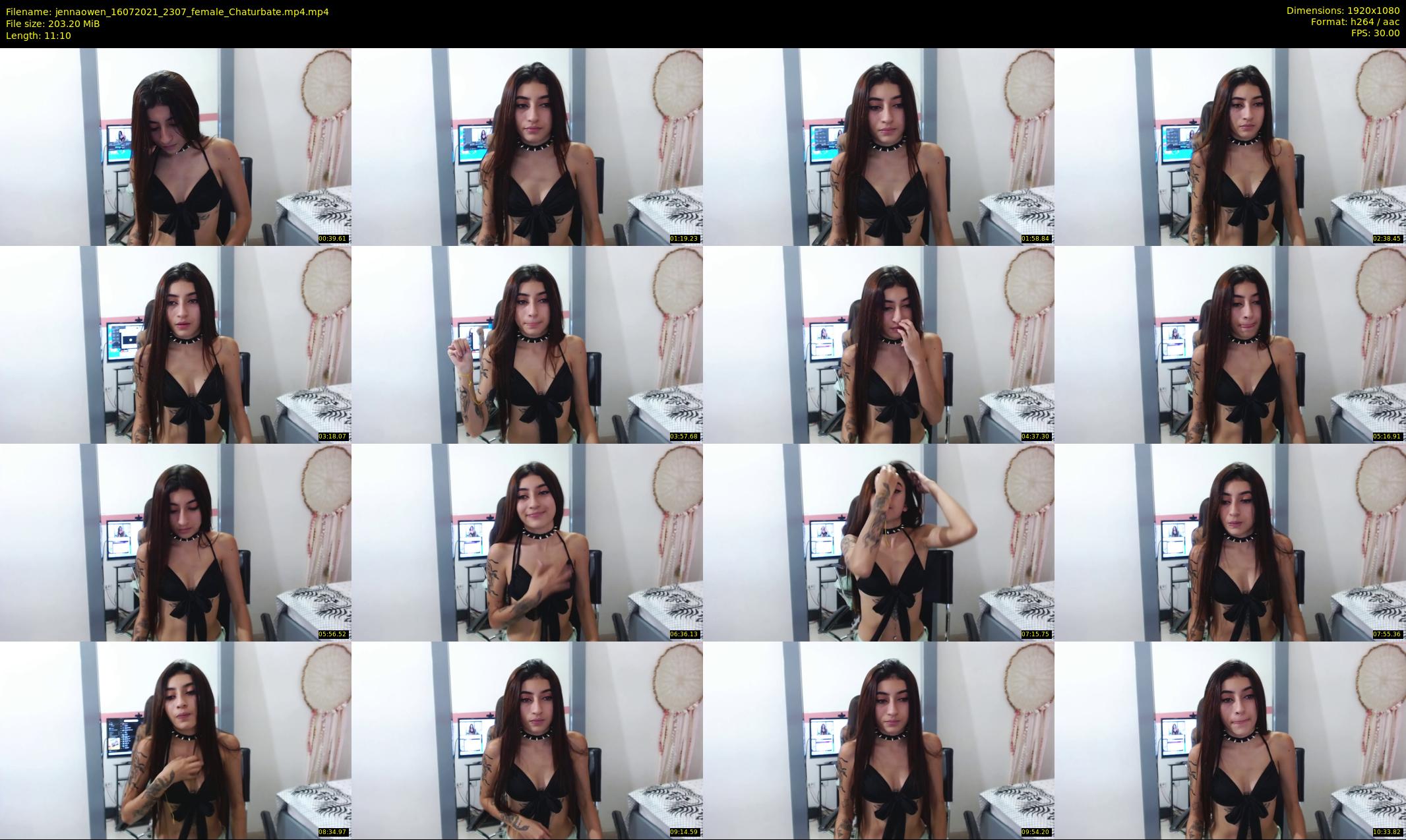 jennaowen — 12 minute Chaturbate female cam show recording, 1080p, Jul 16, 2021