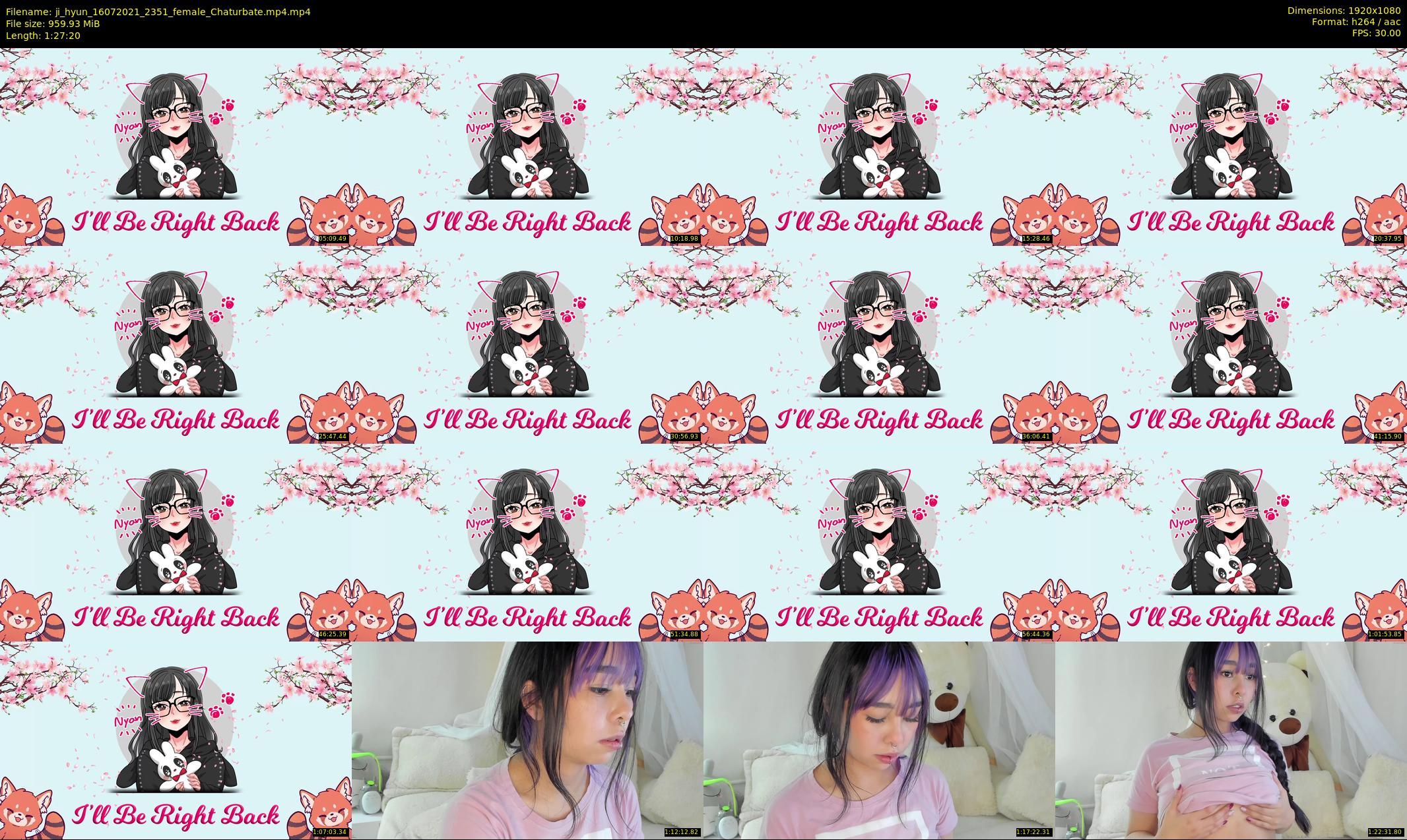 ji_hyun — 88 minute Chaturbate female cam show recording, 1080p, Jul 16, 2021