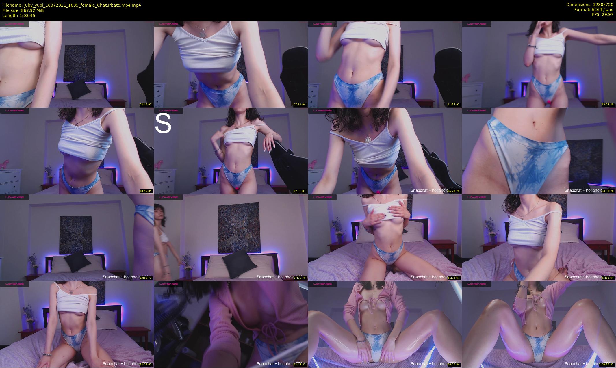 juby_yubi — 64 minute Chaturbate female cam show recording, 720p, Jul 16, 2021
