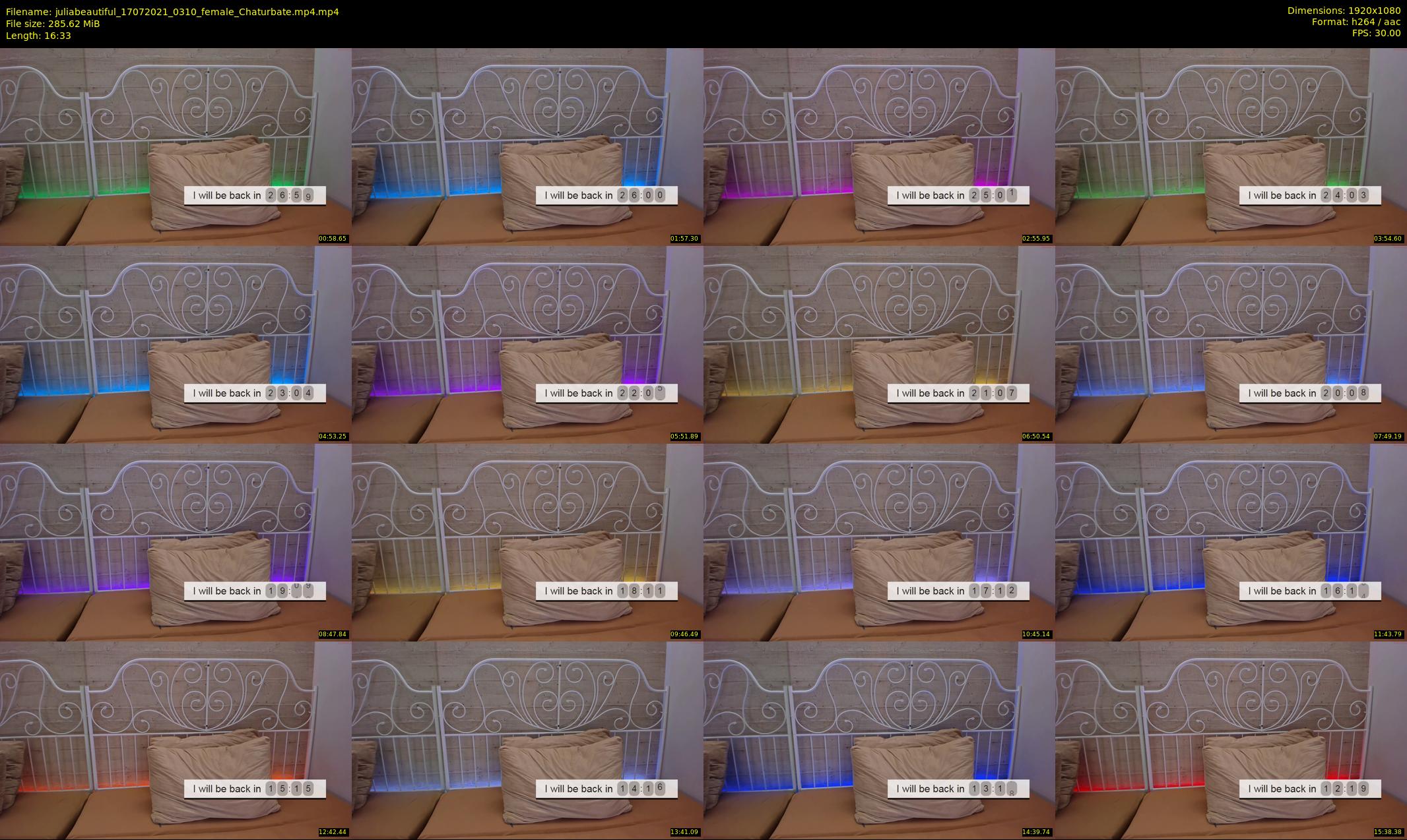 juliabeautiful — 17 minute Chaturbate female cam show recording, 1080p, Jul 17, 2021