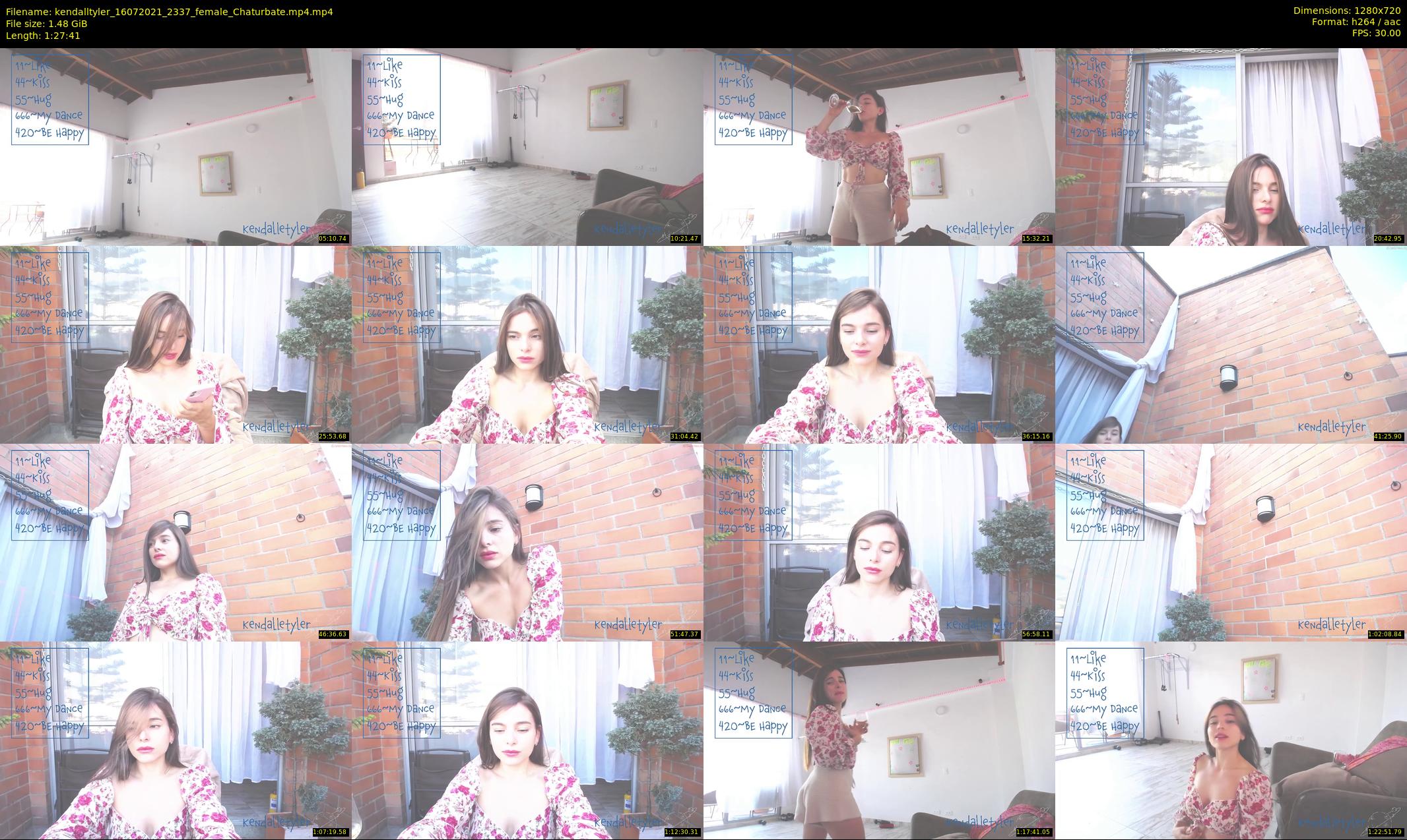 kendalltyler — 88 minute Chaturbate female cam show recording, 720p, Jul 16, 2021