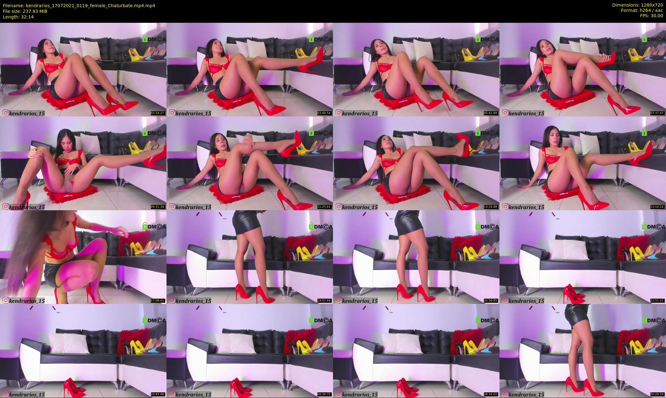 kendrarios — 33 minute Chaturbate female cam show recording, 720p, Jul 17, 2021