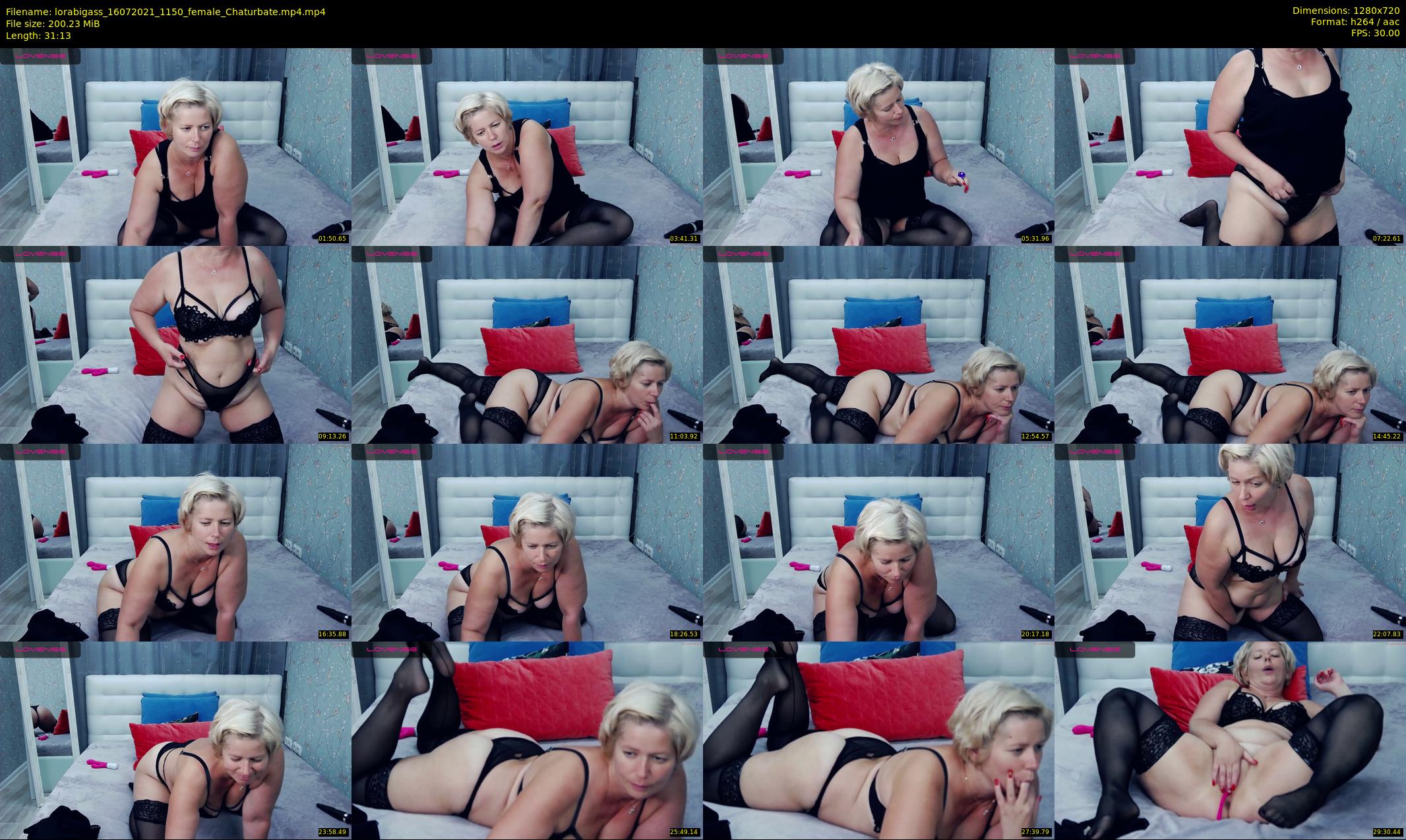 lorabigass — 32 minute Chaturbate female cam show recording, 720p, Jul 16, 2021