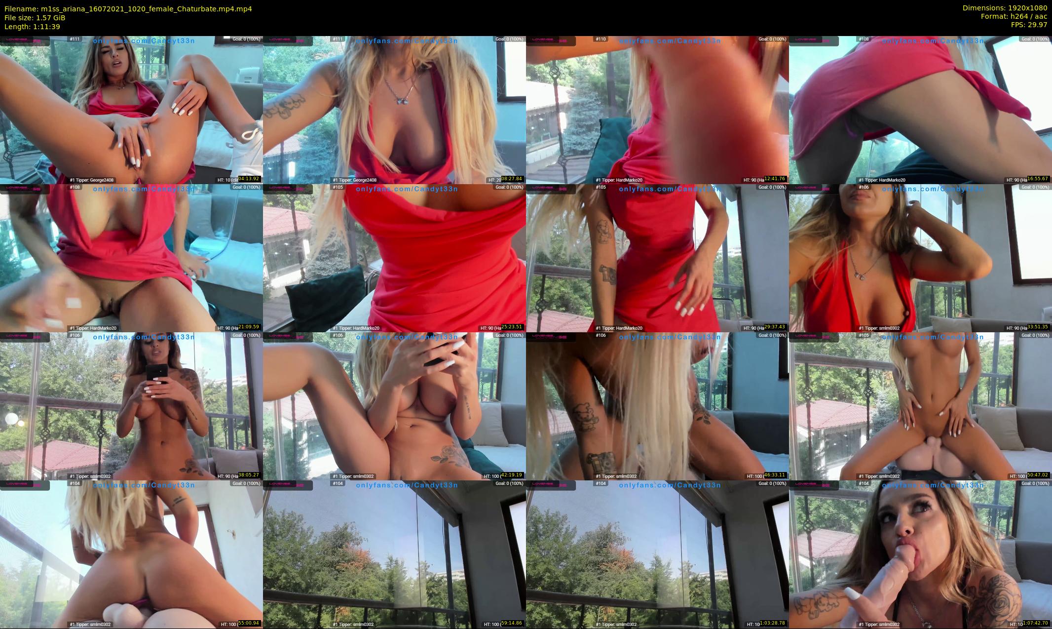 m1ss_ariana — 72 minute Chaturbate female cam show recording, 1080p, Jul 16, 2021