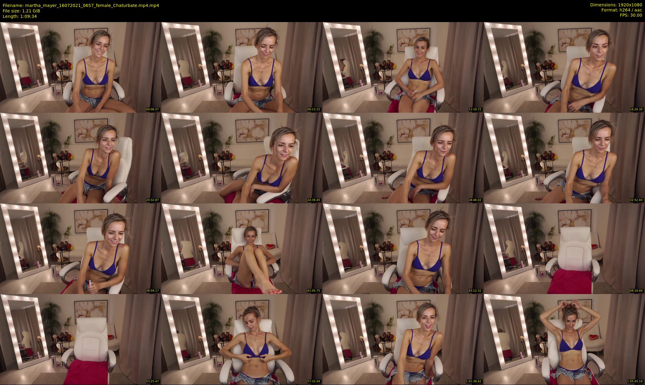 martha_mayer — 70 minute Chaturbate female cam show recording, 1080p, Jul 16, 2021