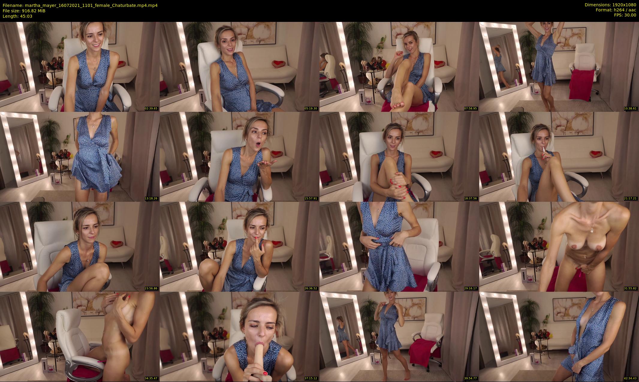 martha_mayer — 46 minute Chaturbate female cam show recording, 1080p, Jul 16, 2021