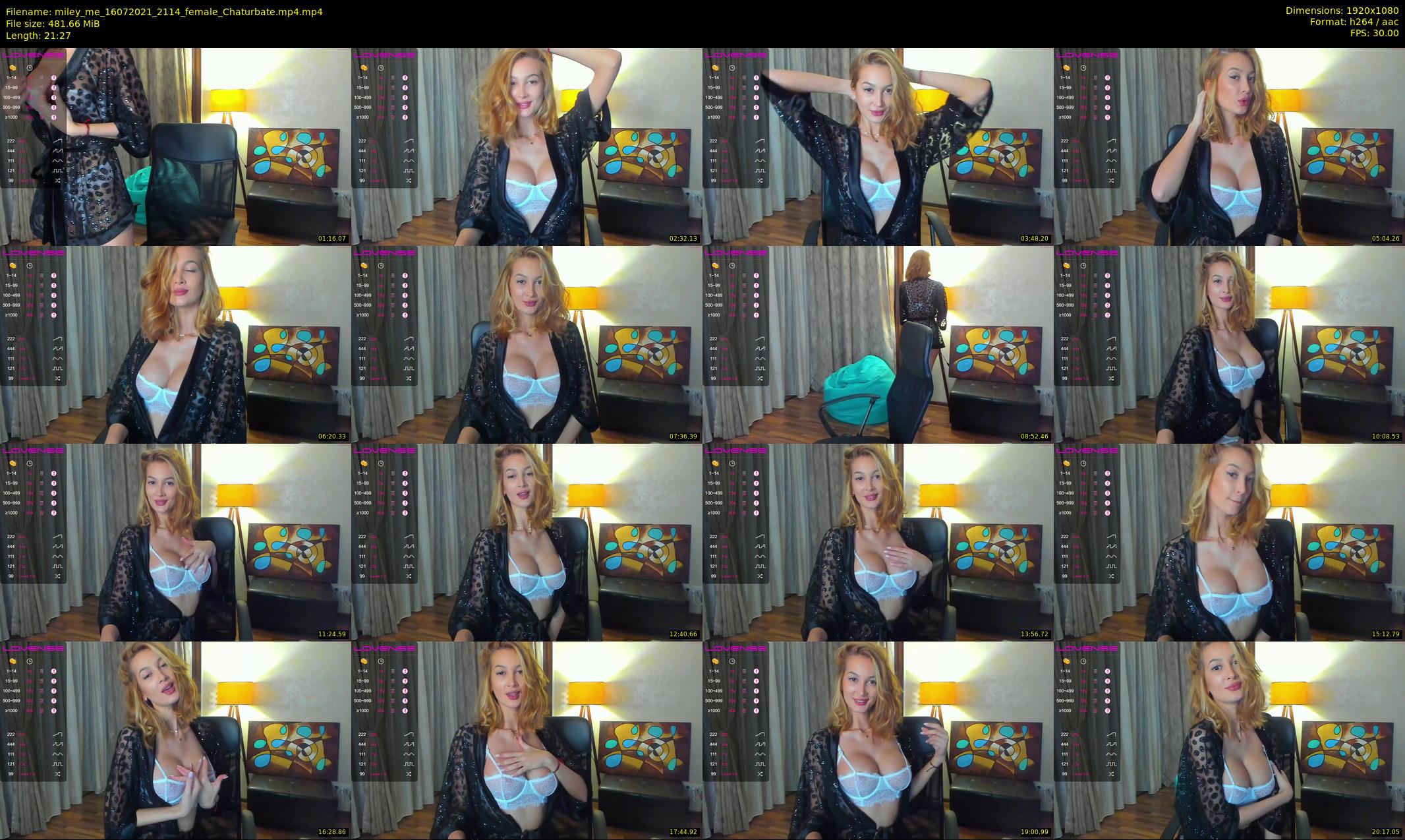 miley_me — 22 minute Chaturbate female cam show recording, 1080p, Jul 16, 2021