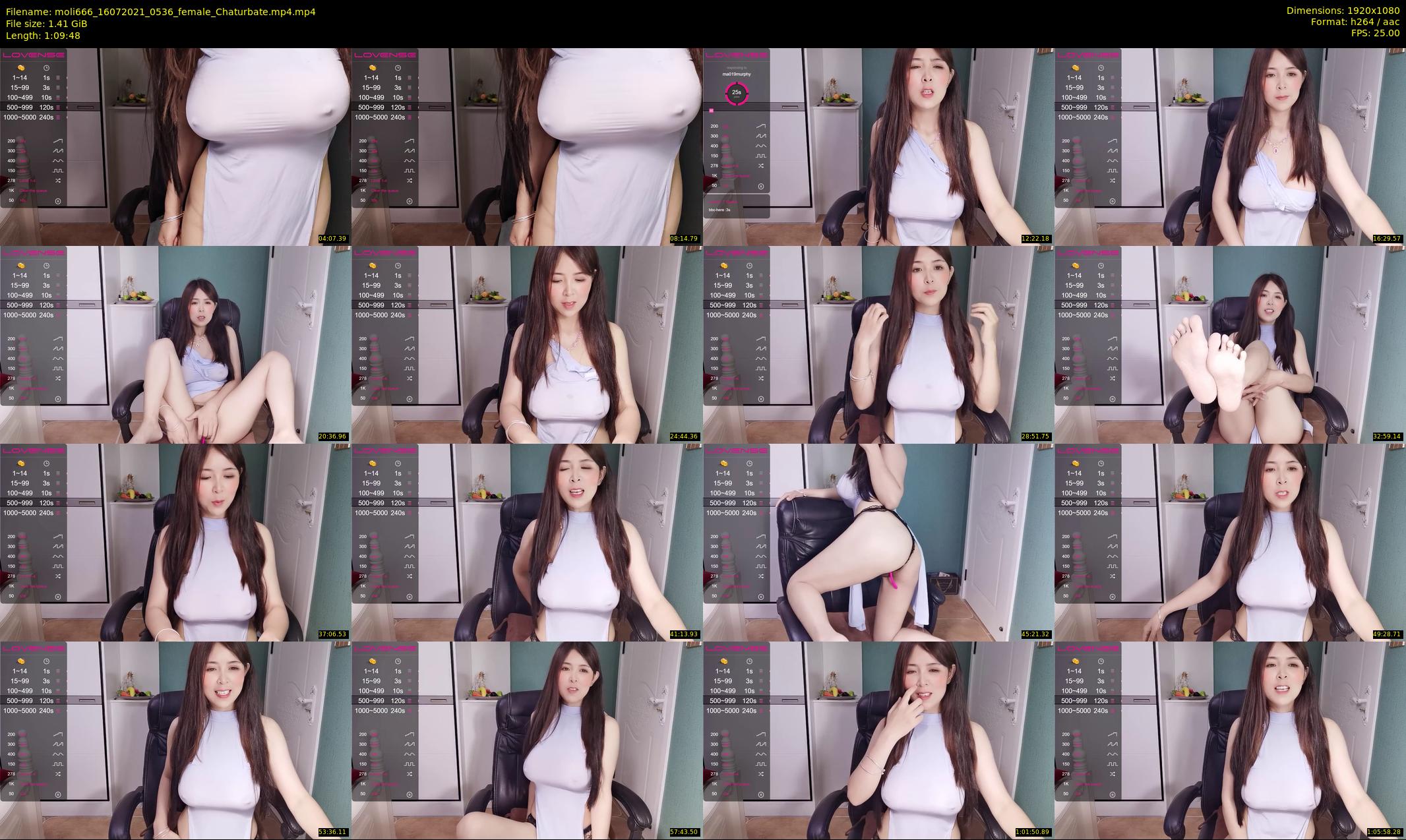 moli666 — 70 minute Chaturbate female cam show recording, 1080p, Jul 16, 2021