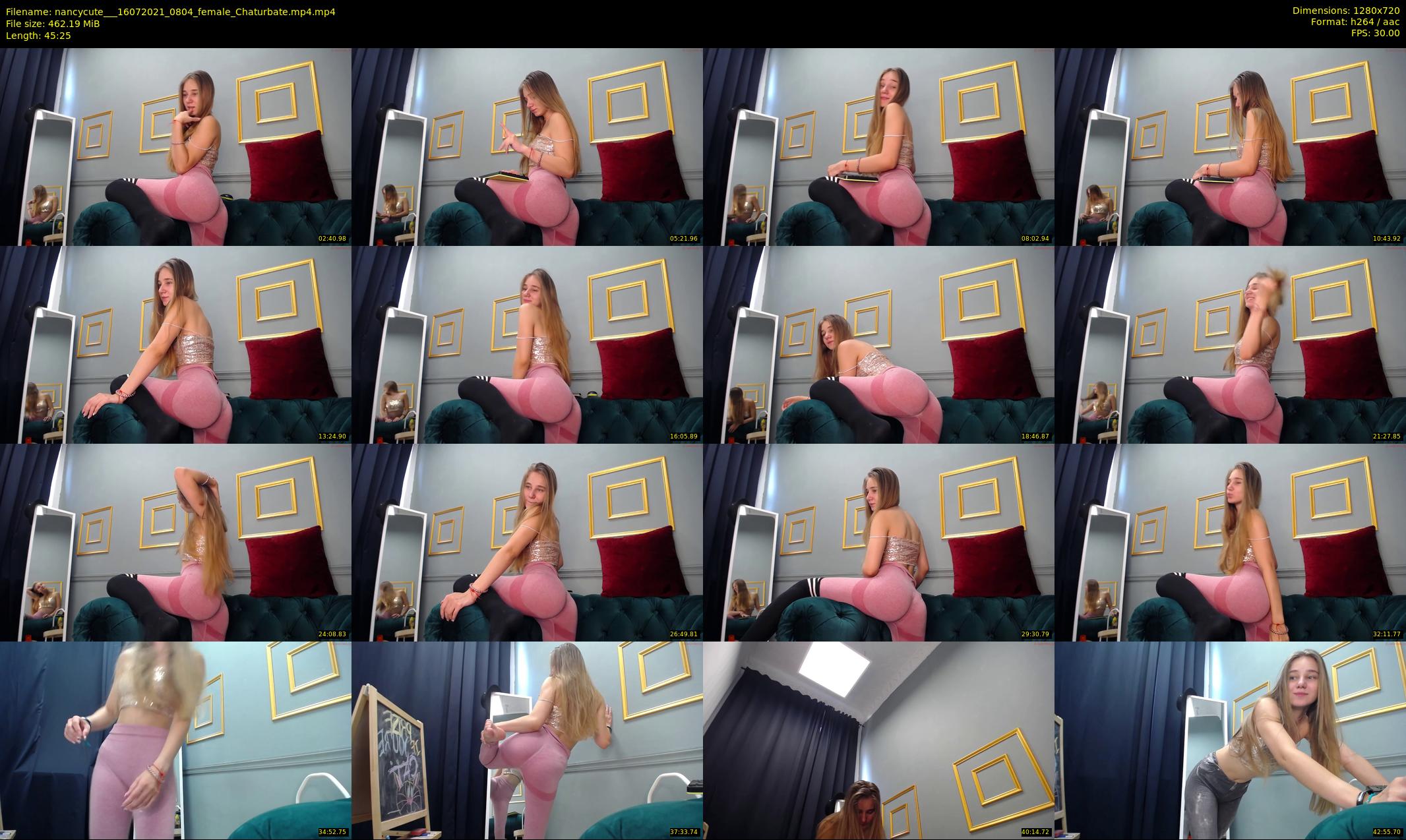 nancycute__ — 46 minute Chaturbate female cam show recording, 720p, Jul 16, 2021