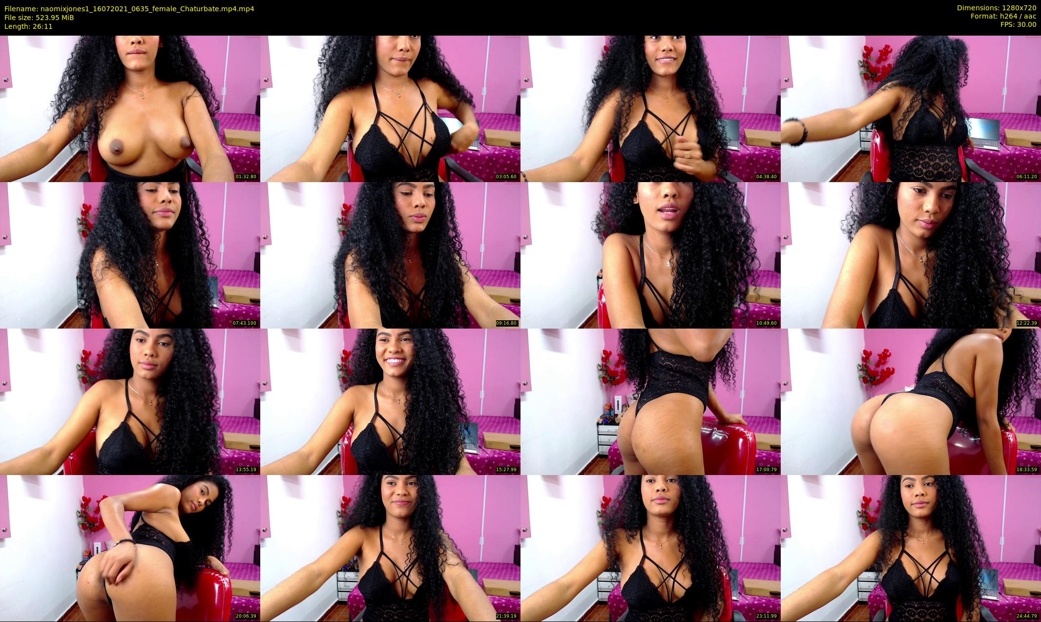naomixjones1 — 27 minute Chaturbate female cam show recording, 720p, Jul 16, 2021