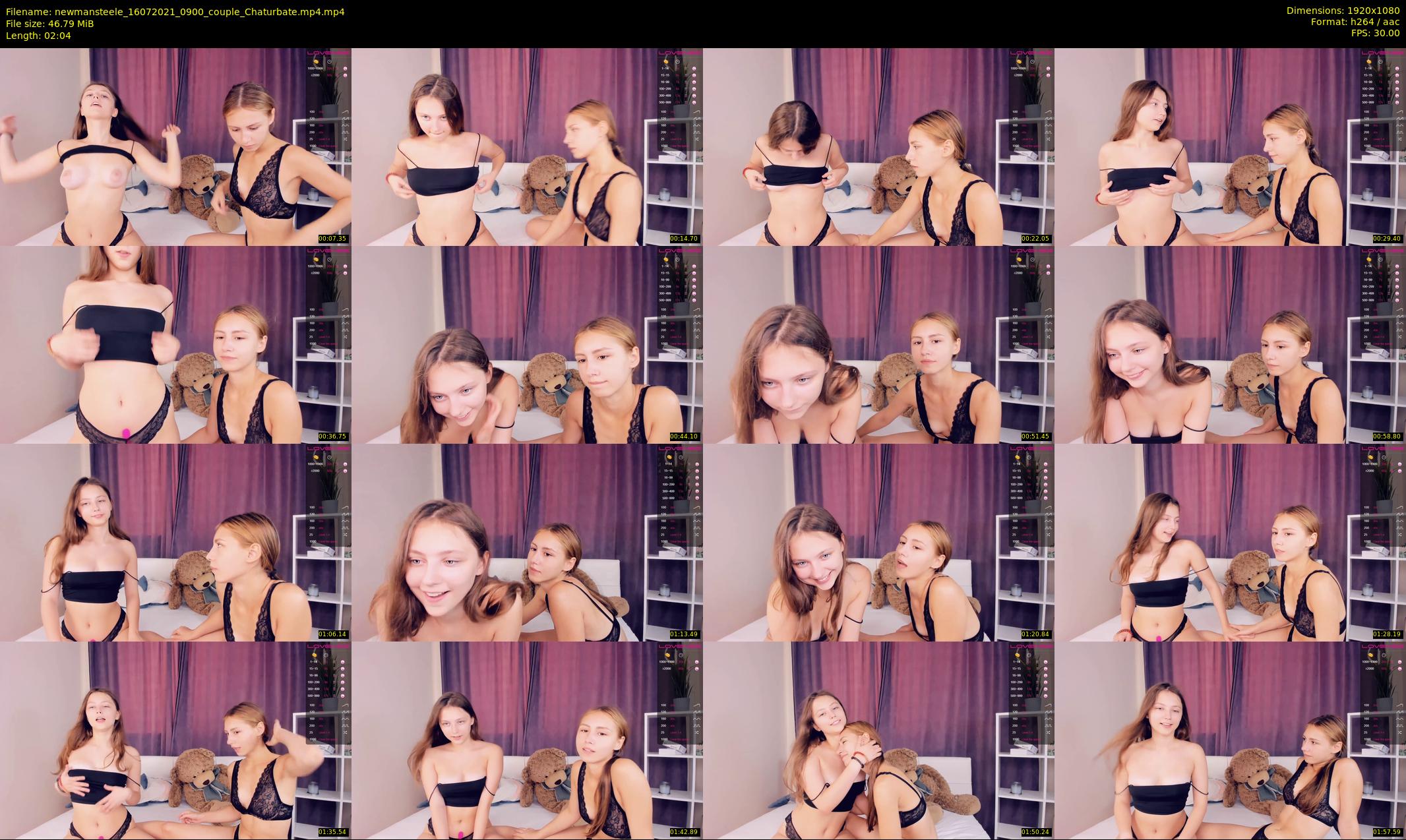 newmansteele — 3 minute Chaturbate couple cam show recording, 1080p, Jul 16, 2021