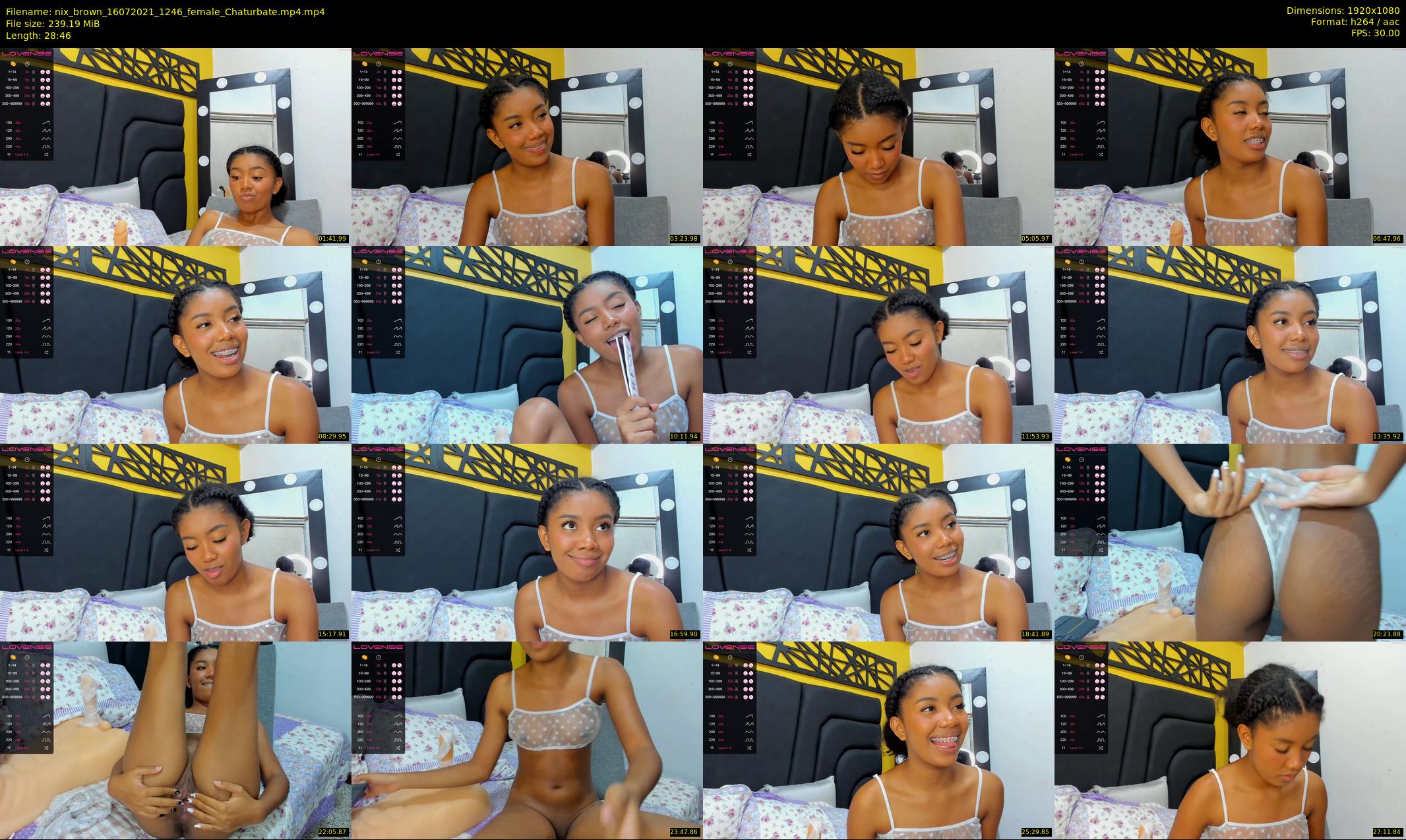 nix_brown — 29 minute Chaturbate female cam show recording, 1080p, Jul 16, 2021