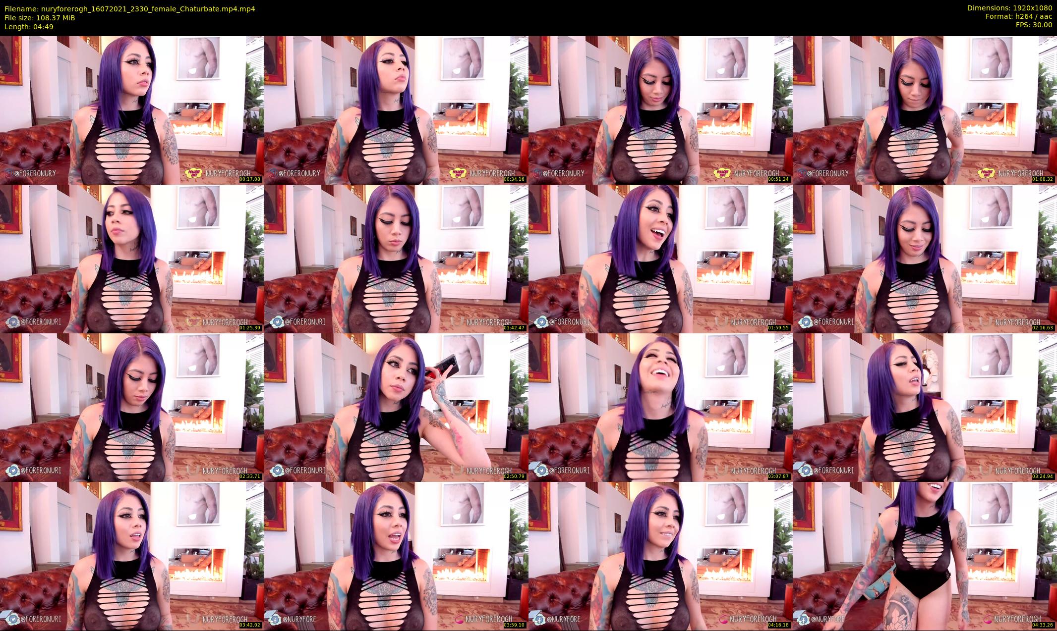 nuryforerogh — 5 minute Chaturbate female cam show recording, 1080p, Jul 16, 2021