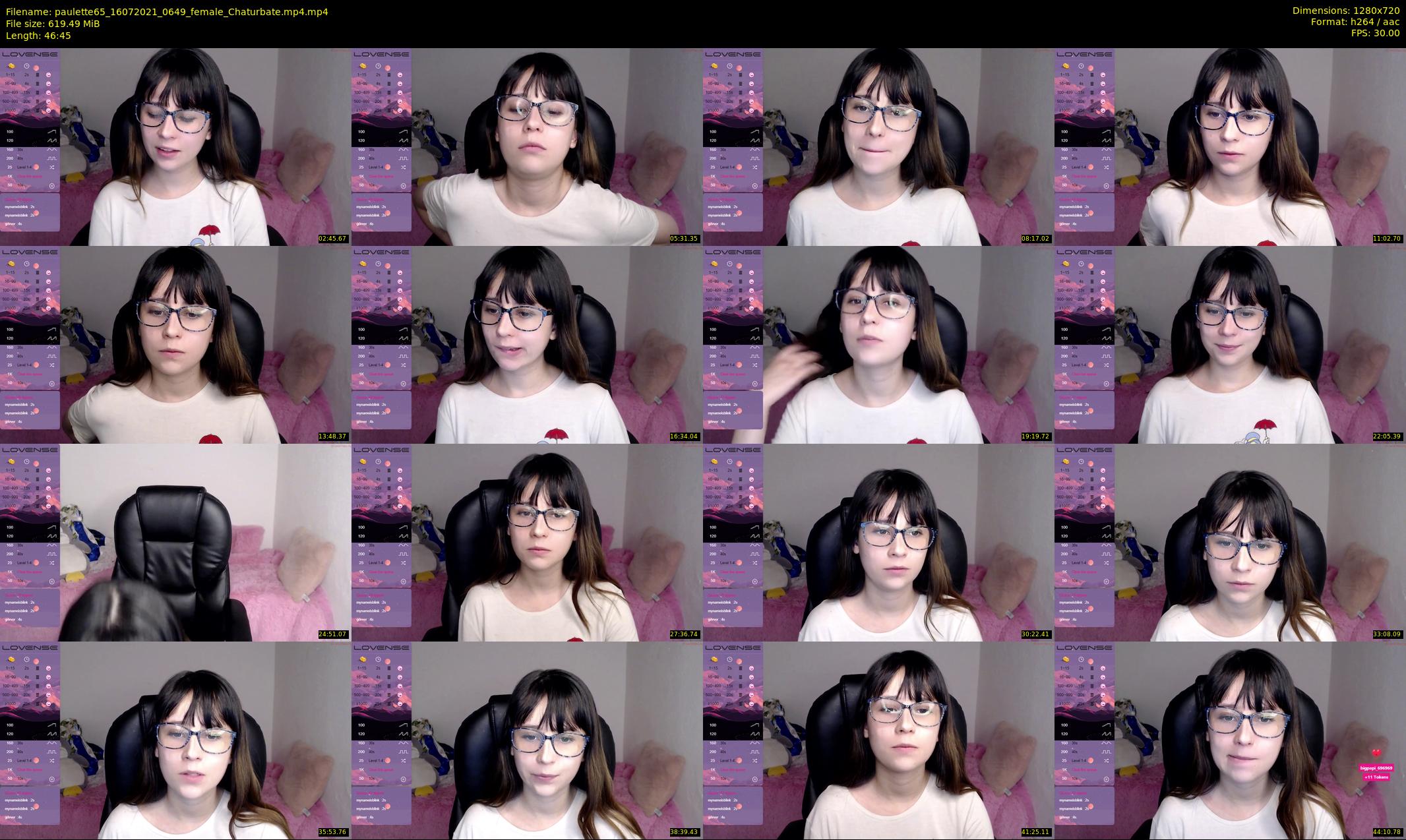 paulette65 — 47 minute Chaturbate female cam show recording, 720p, Jul 16, 2021