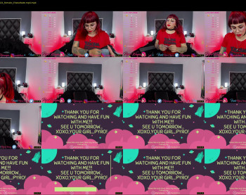 pyrowayne — 23 minute Chaturbate female cam show recording, 1080p, Jul 17, 2021