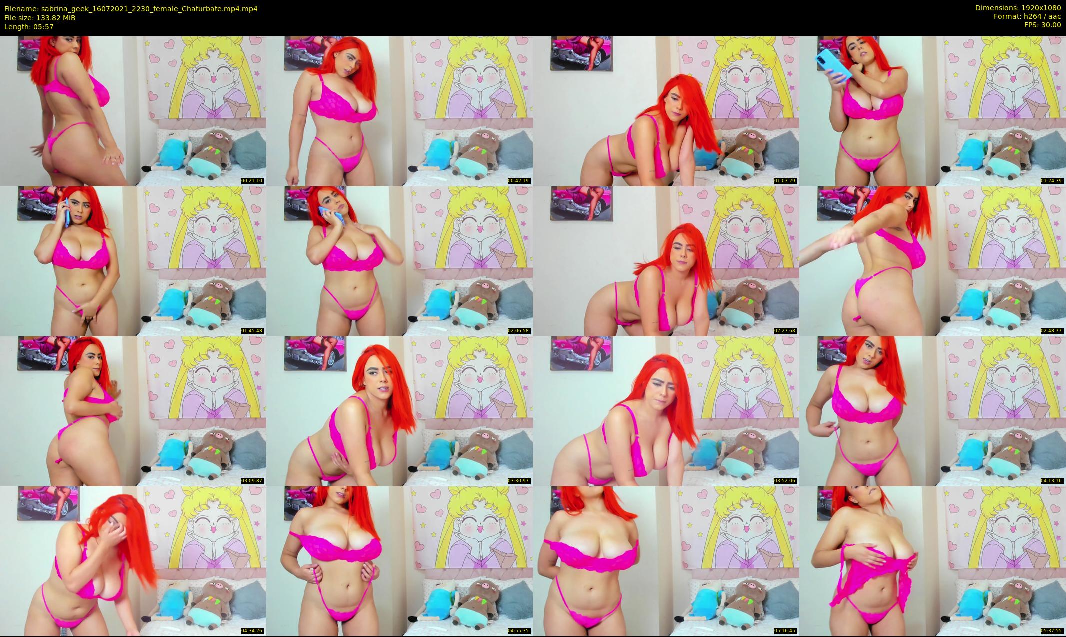 sabrina_geek — 6 minute Chaturbate female cam show recording, 1080p, Jul 16, 2021