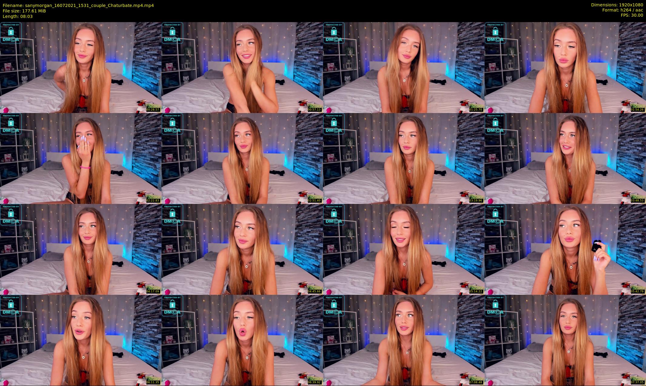 sanymorgan — 9 minute Chaturbate couple cam show recording, 1080p, Jul 16, 2021