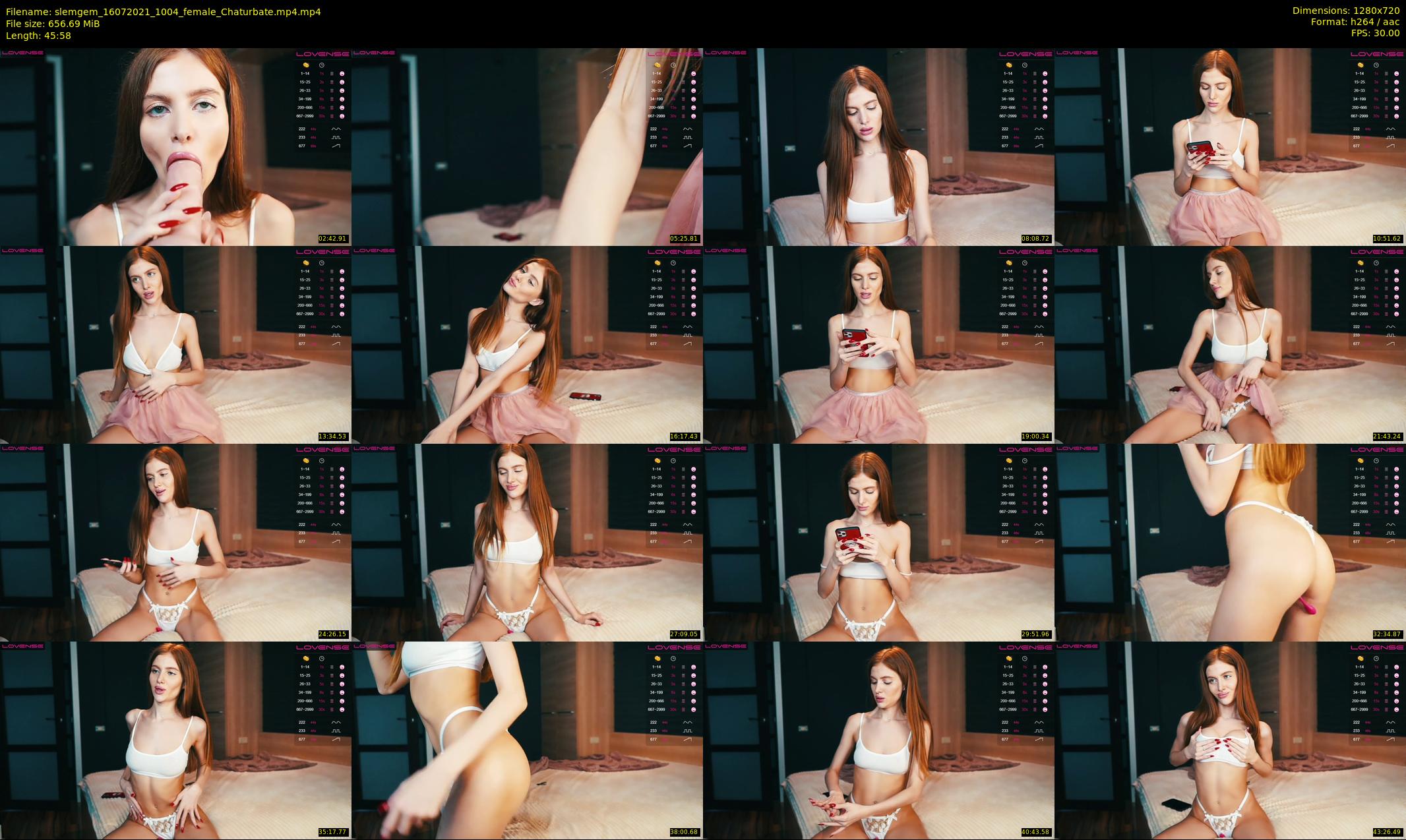 slemgem — 46 minute Chaturbate couple cam show recording, 720p, Jul 16, 2021