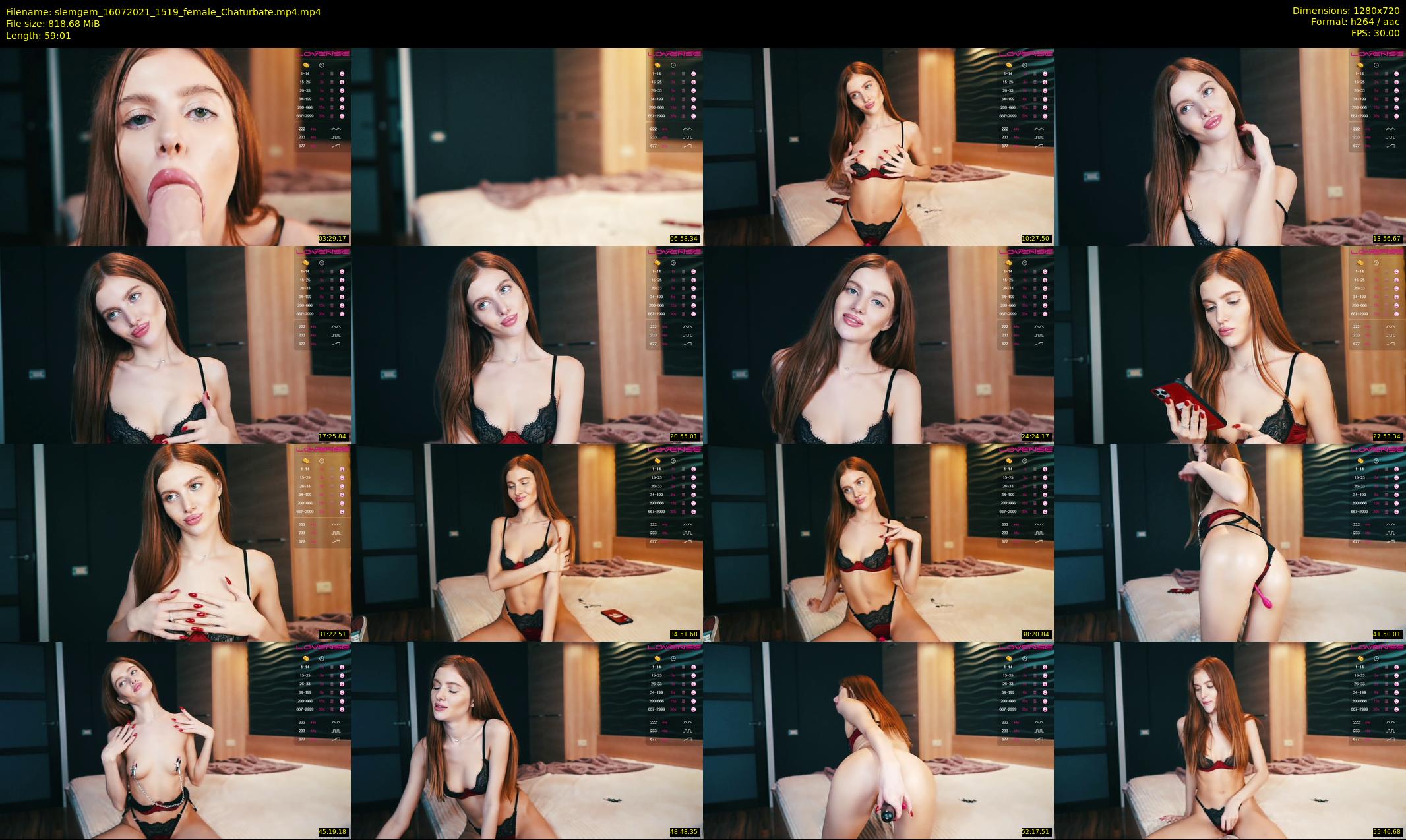 slemgem — 60 minute Chaturbate couple cam show recording, 720p, Jul 16, 2021