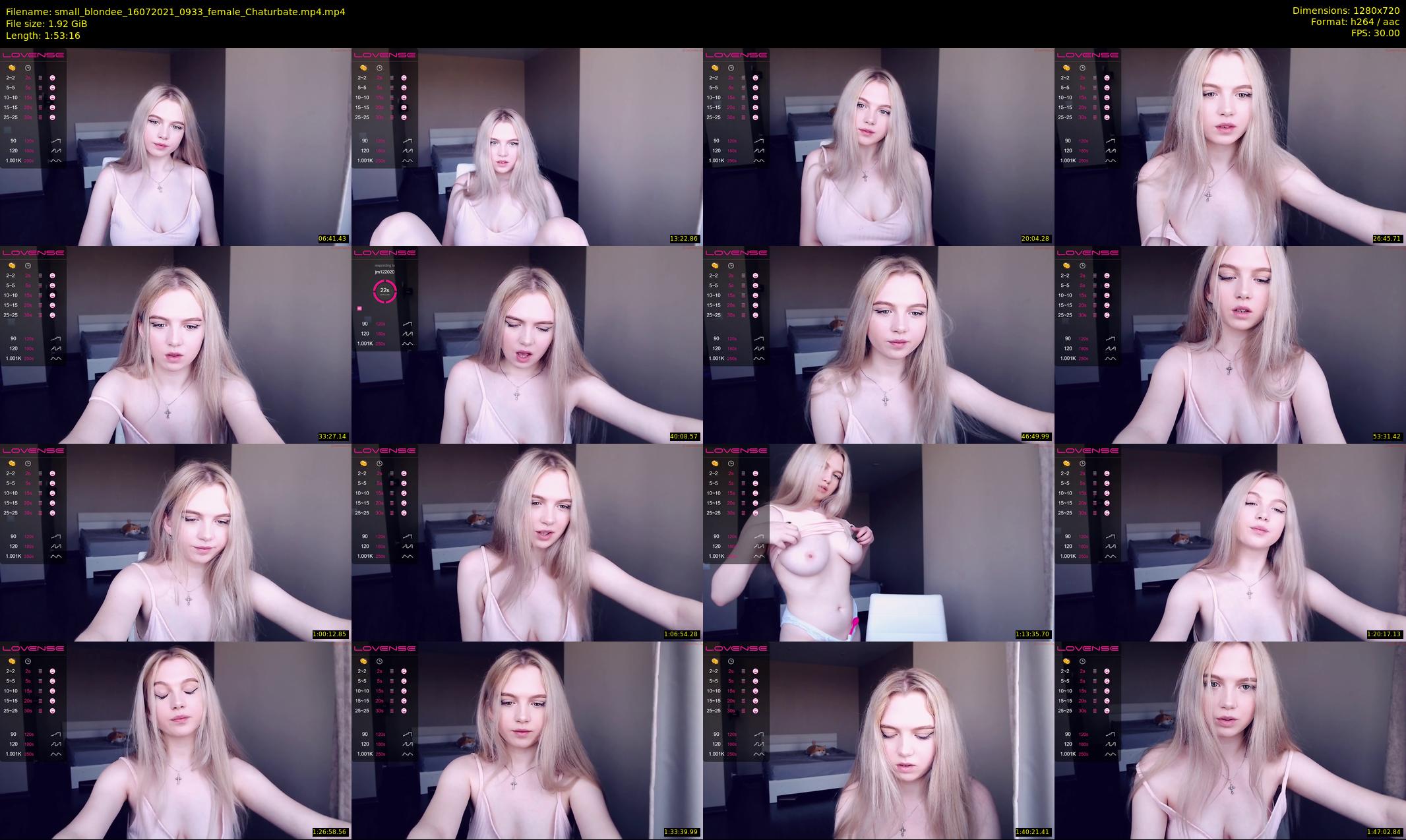 small_blondee — 114 minute Chaturbate female cam show recording, 720p, Jul 16, 2021