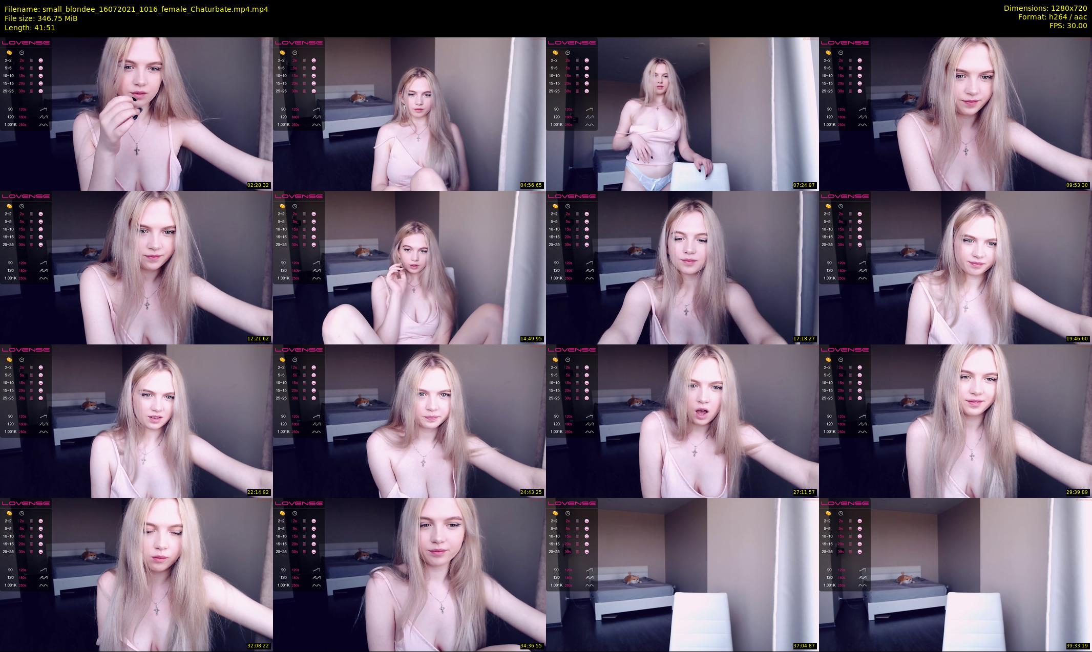 small_blondee — 42 minute Chaturbate female cam show recording, 720p, Jul 16, 2021