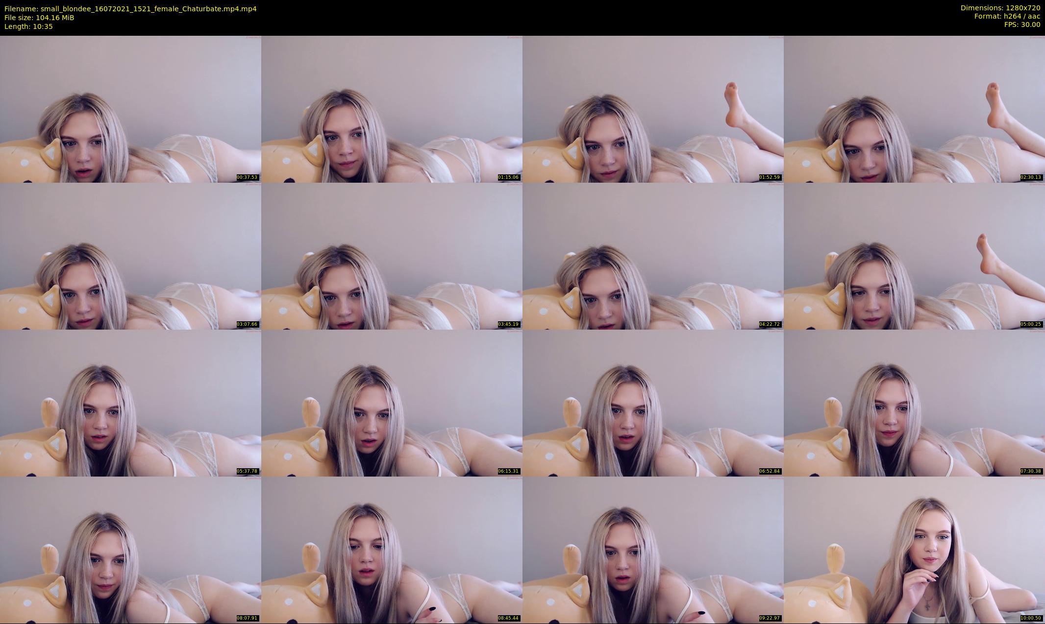 small_blondee — 11 minute Chaturbate female cam show recording, 720p, Jul 16, 2021