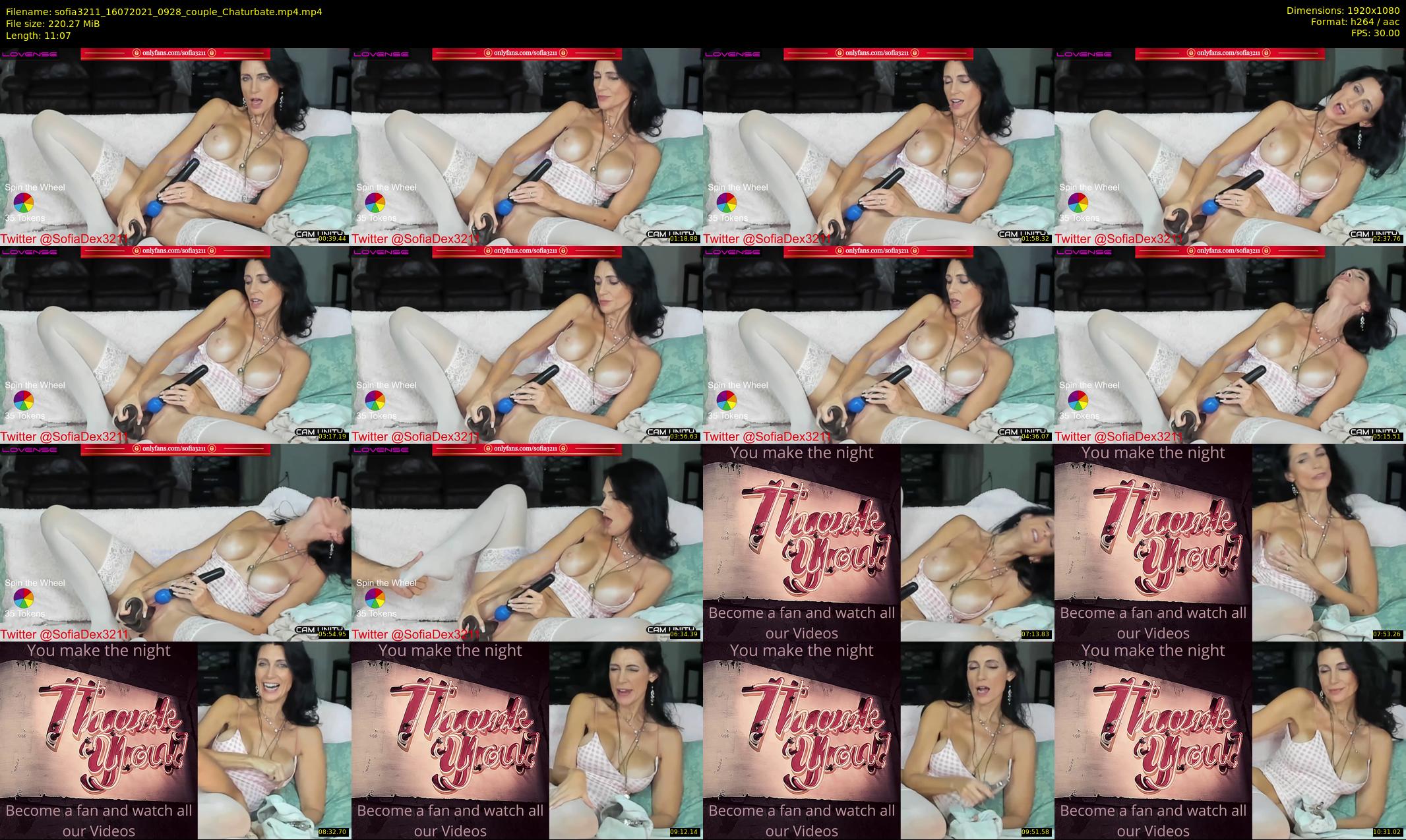 sofia3211 — 12 minute Chaturbate couple cam show recording, 1080p, Jul 16, 2021