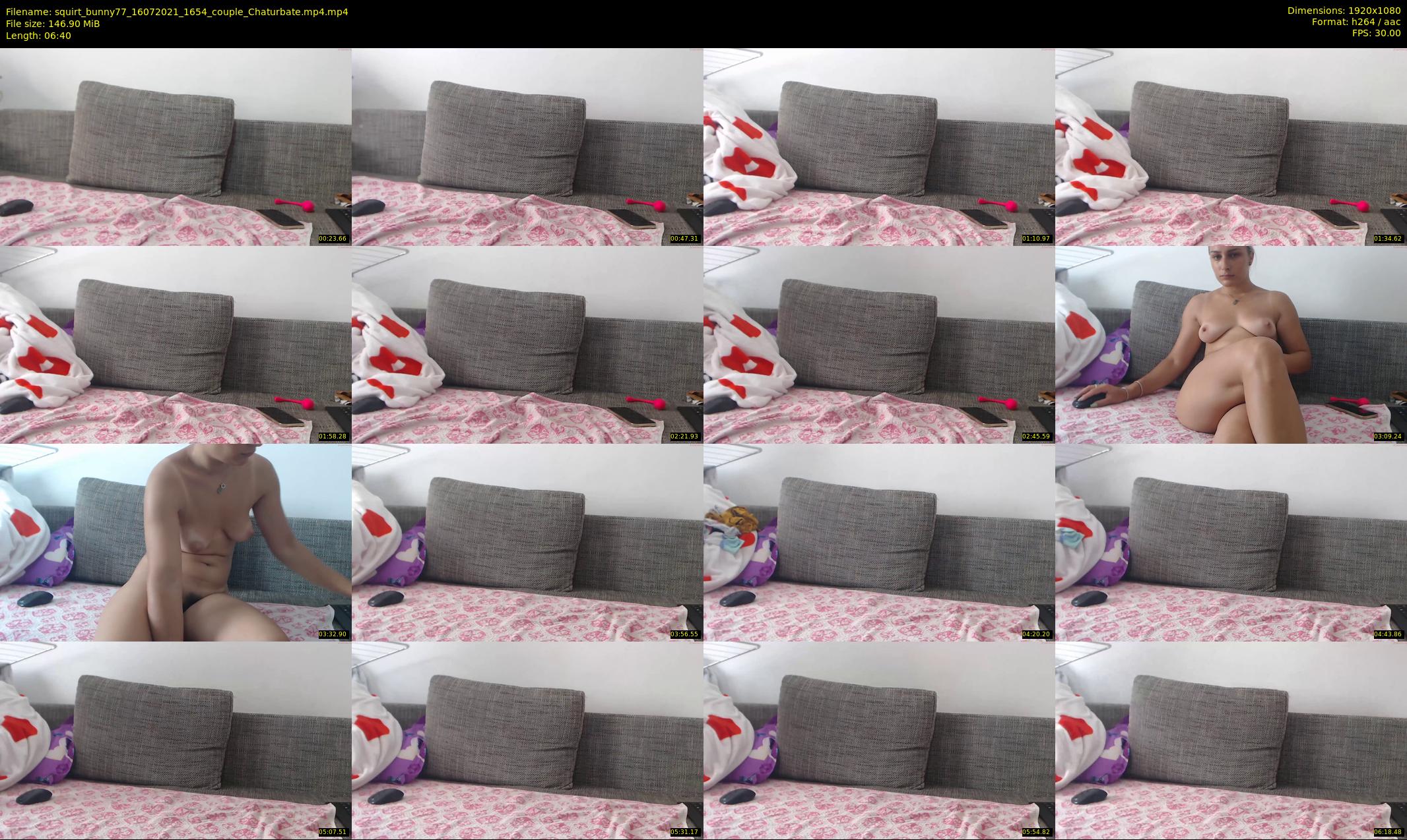 squirt_bunny77 — 7 minute Chaturbate couple cam show recording, 1080p, Jul 16, 2021