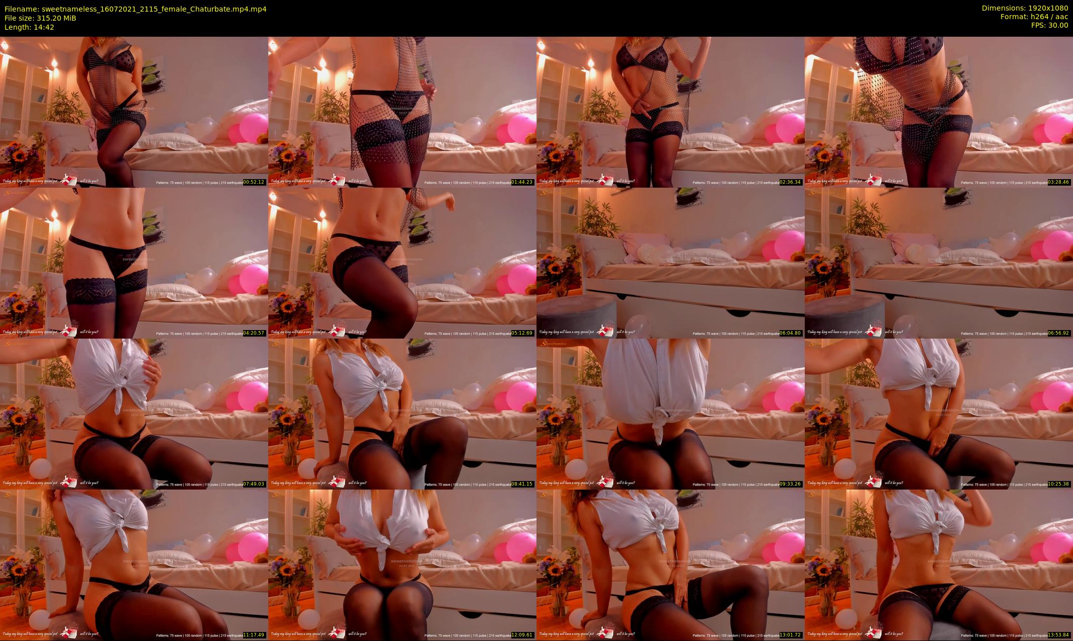 sweetnameless — 15 minute Chaturbate couple cam show recording, 1080p, Jul 16, 2021
